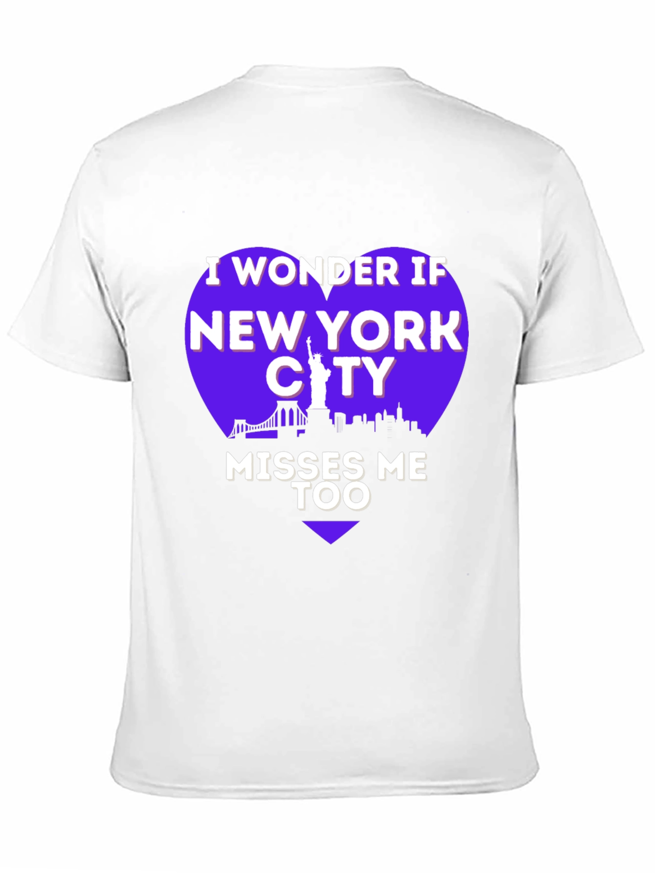 New York City Misses Me Too Black T-Shirt