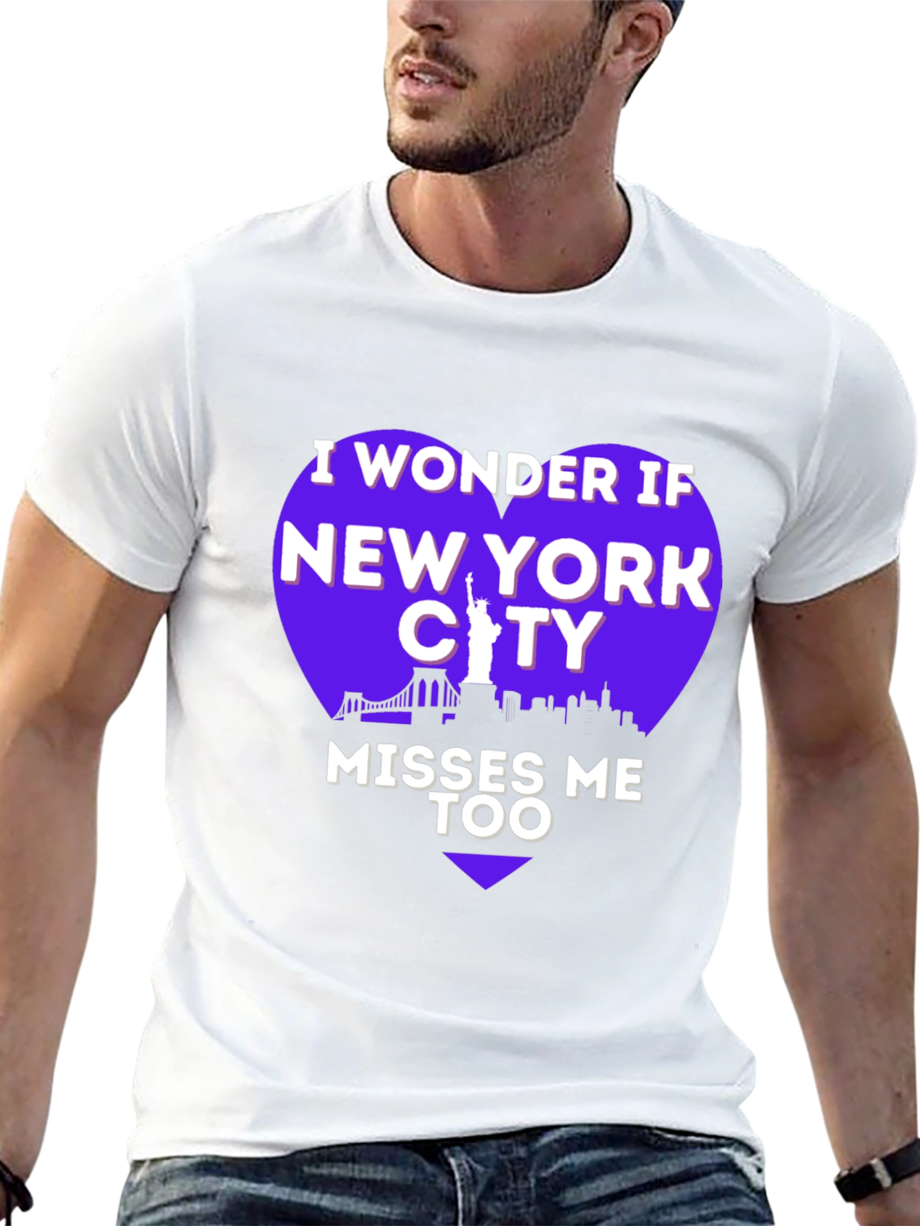 New York City Misses Me Too Black T-Shirt