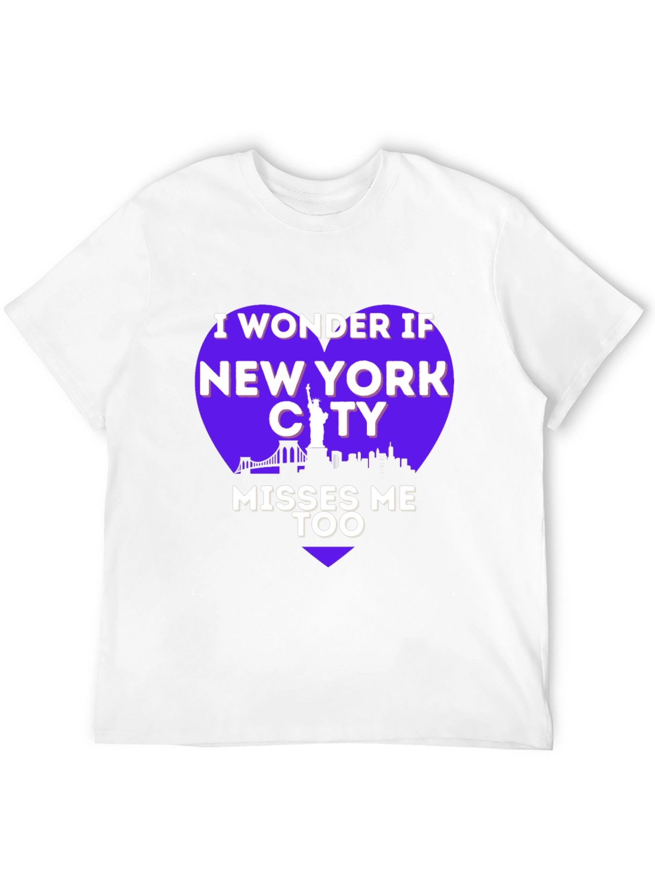 New York City Misses Me Too Black T-Shirt