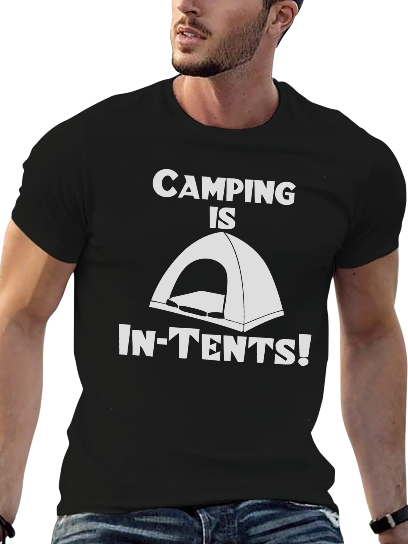 Camping Is In-Tents! Graphic Tee