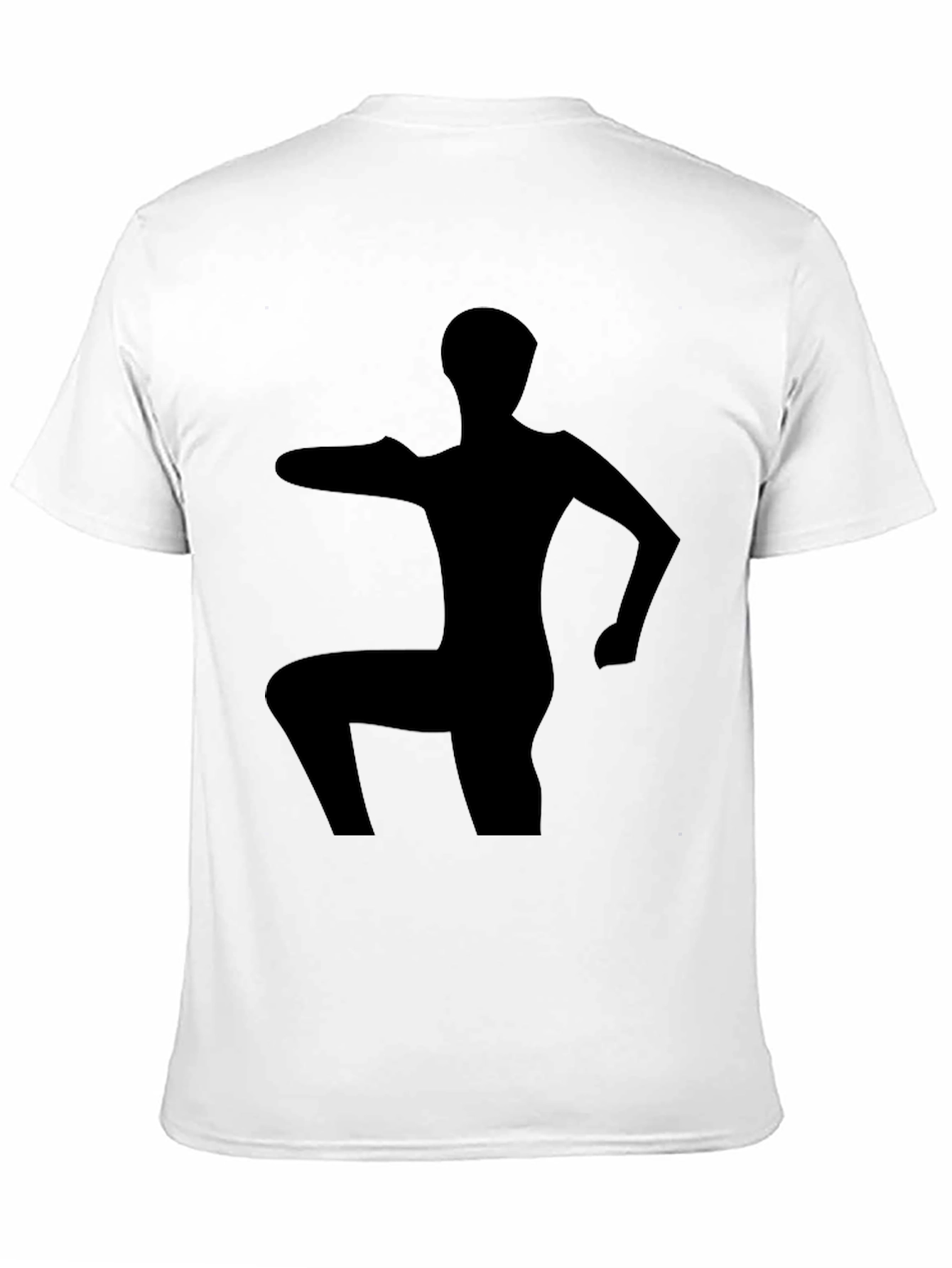 Silhouette Yoga Pose Black T-Shirt