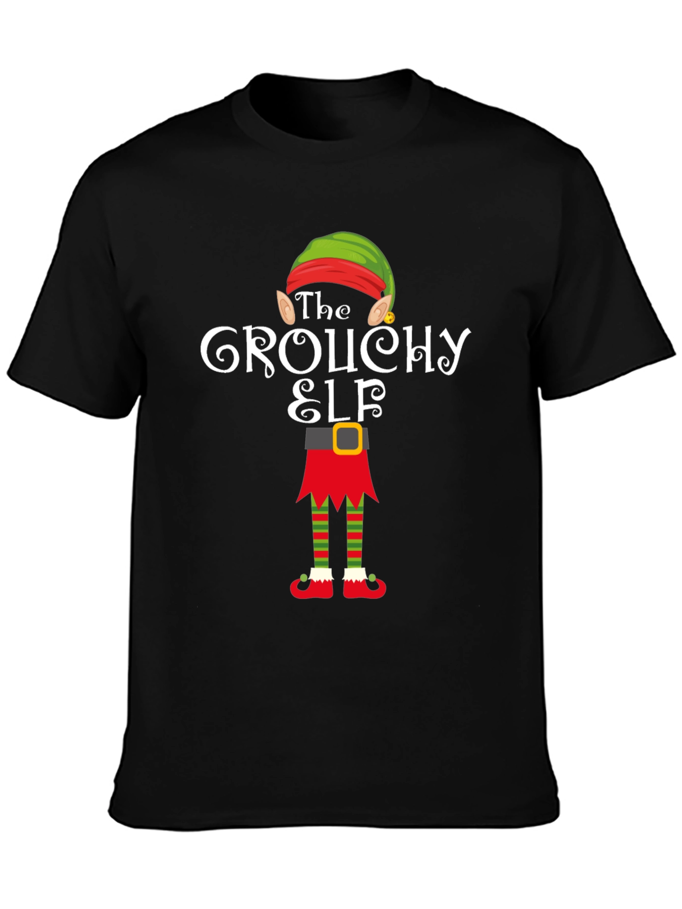 The Grouchy Elf Christmas Graphic Tee