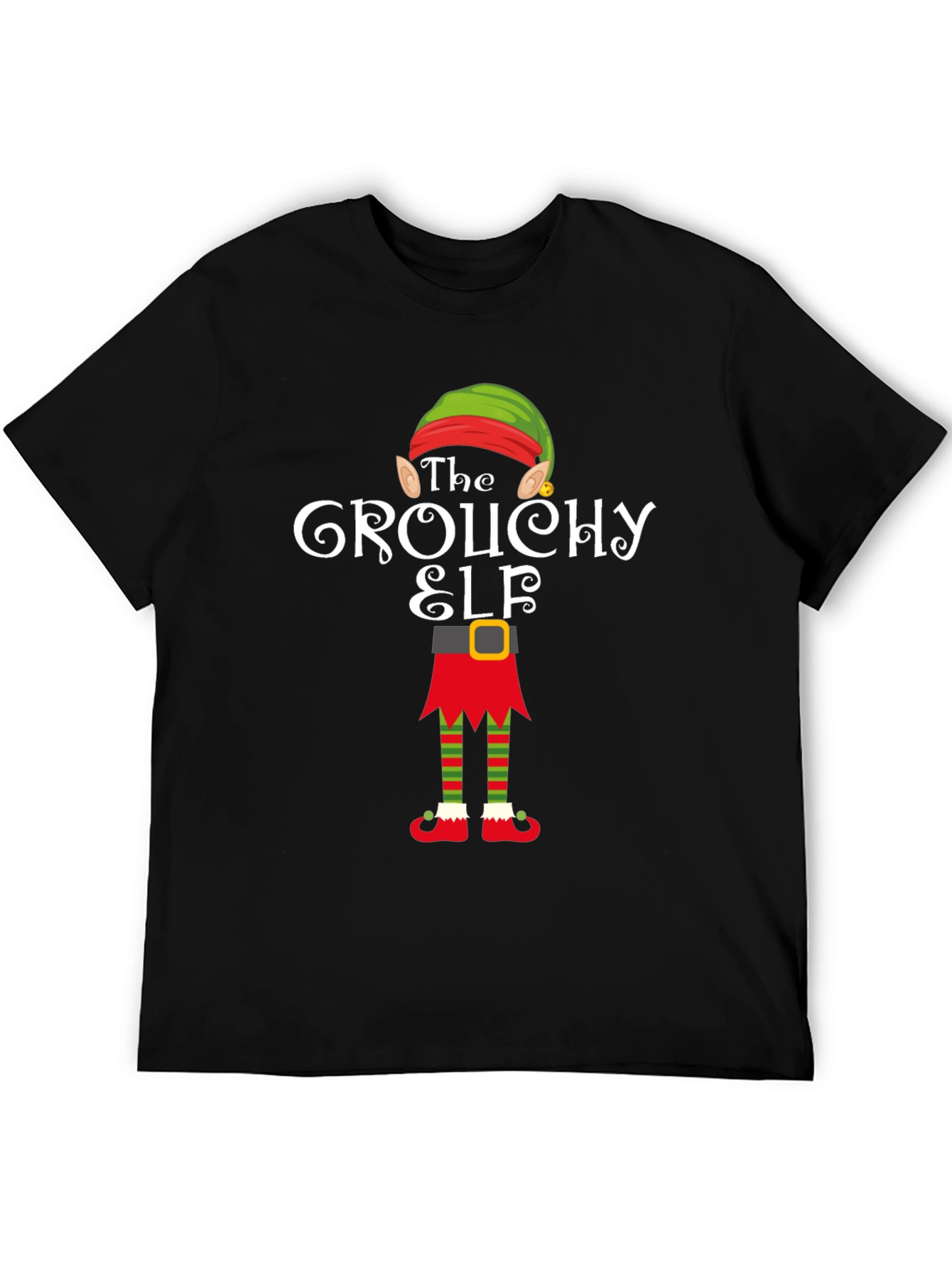 The Grouchy Elf Christmas Graphic Tee