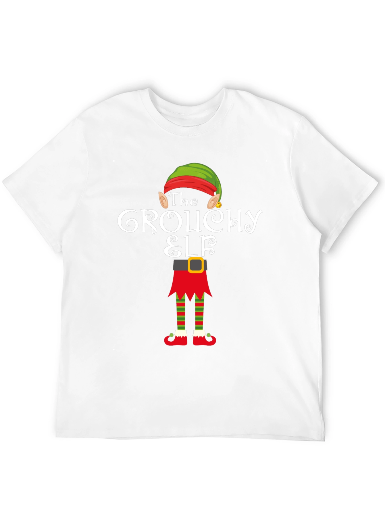 The Grouchy Elf Christmas Graphic Tee
