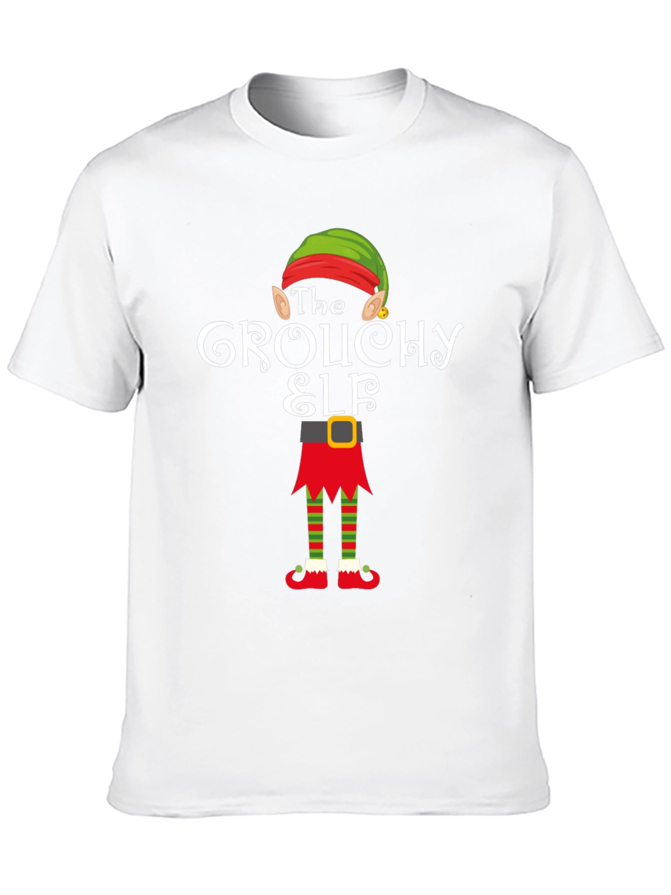 The Grouchy Elf Christmas Graphic Tee