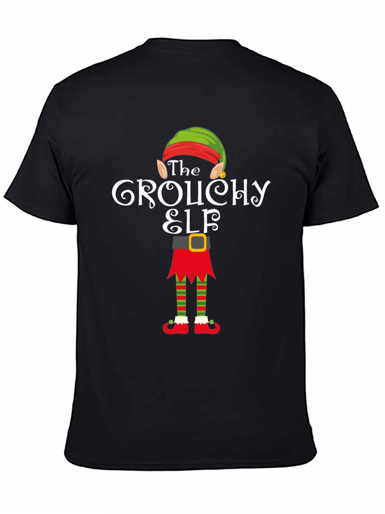 The Grouchy Elf Christmas Graphic Tee