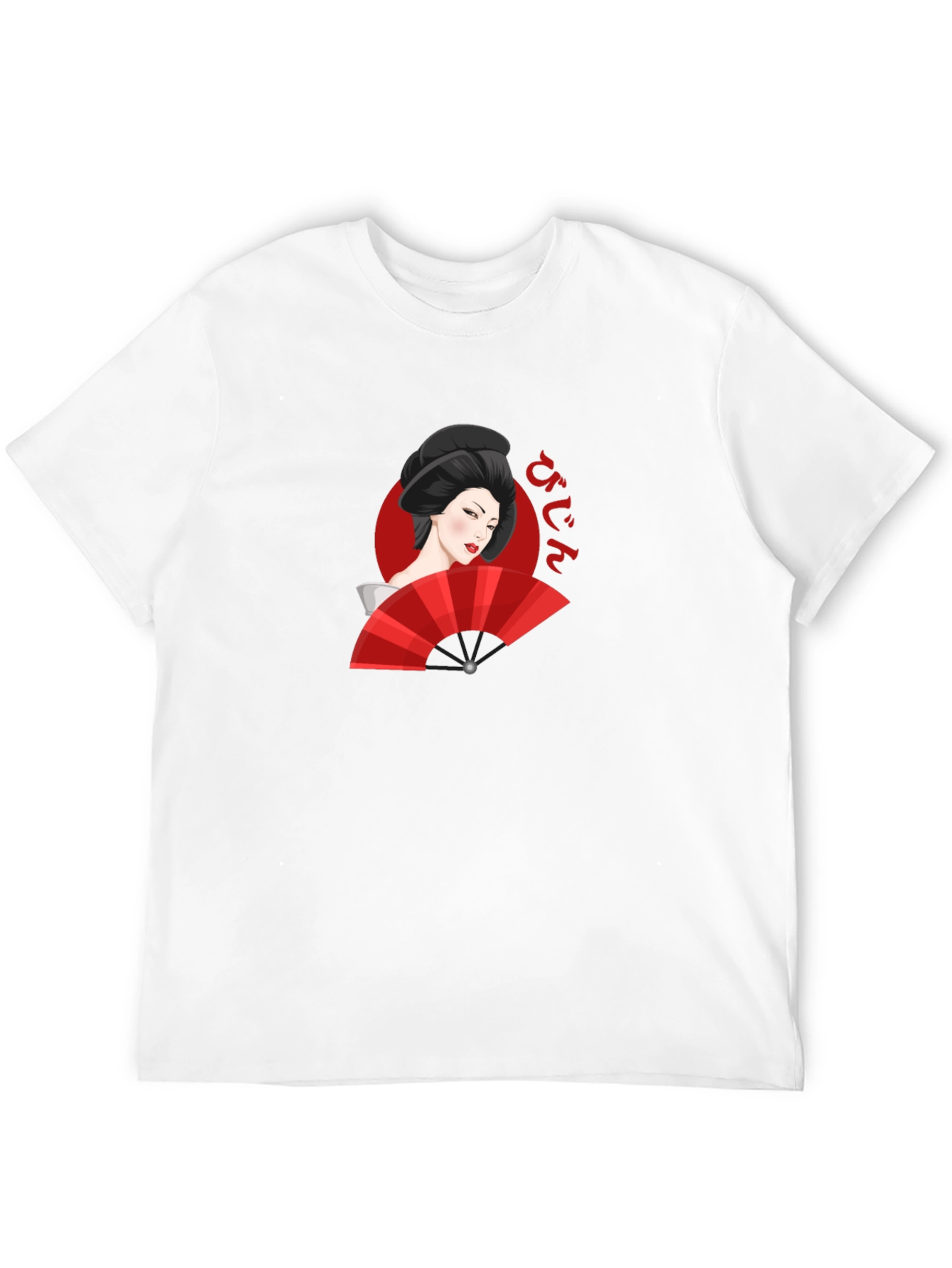 Geisha Graphic Black T-Shirt