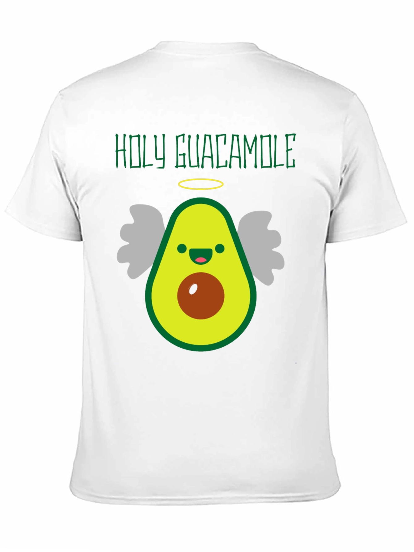 Holy Guacamole Funny Avocado Angel Graphic Tee