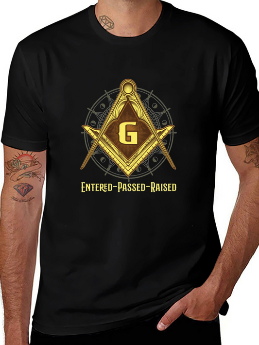 Masonic Symbol T-Shirt - Entered Passed Raised