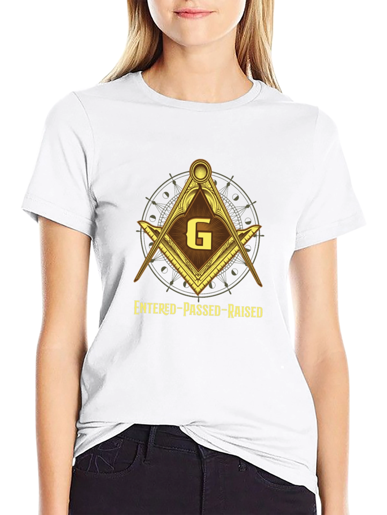 Masonic Symbol T-Shirt - Entered Passed Raised