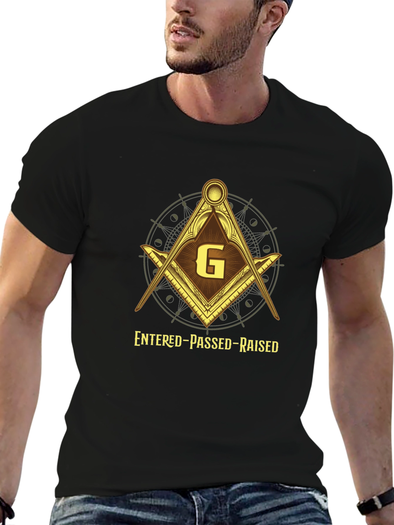 Masonic Symbol T-Shirt - Entered Passed Raised