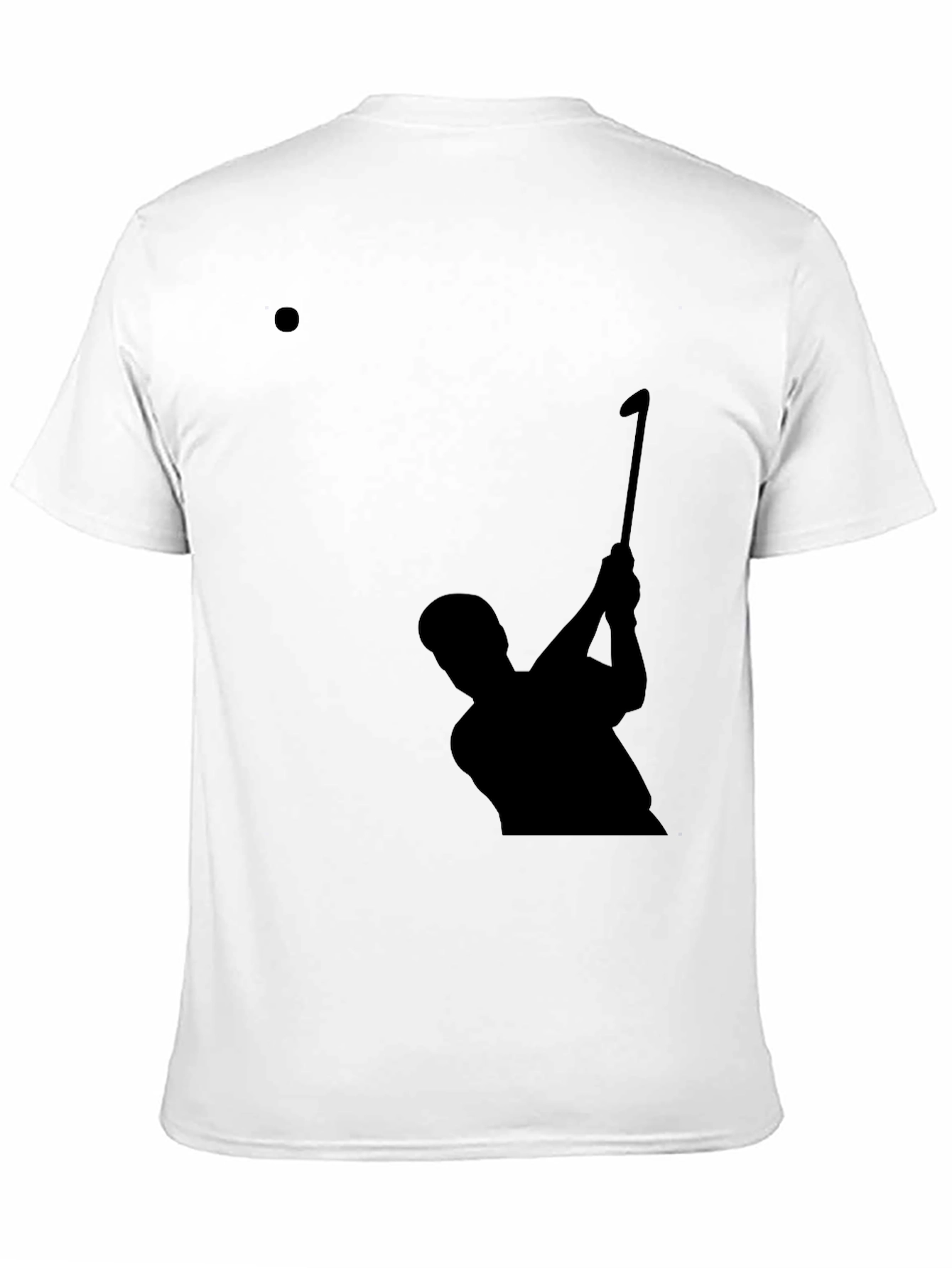 Golf Silhouette Tee - Stylish Black Golfing T-Shirt