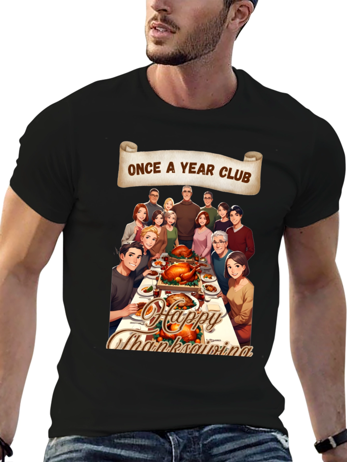 Once A Year Club Thanksgiving T-Shirt