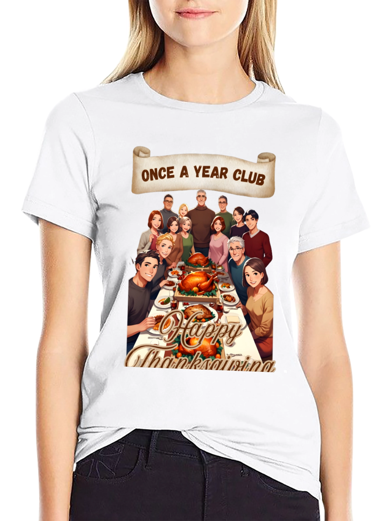 Once A Year Club Thanksgiving T-Shirt