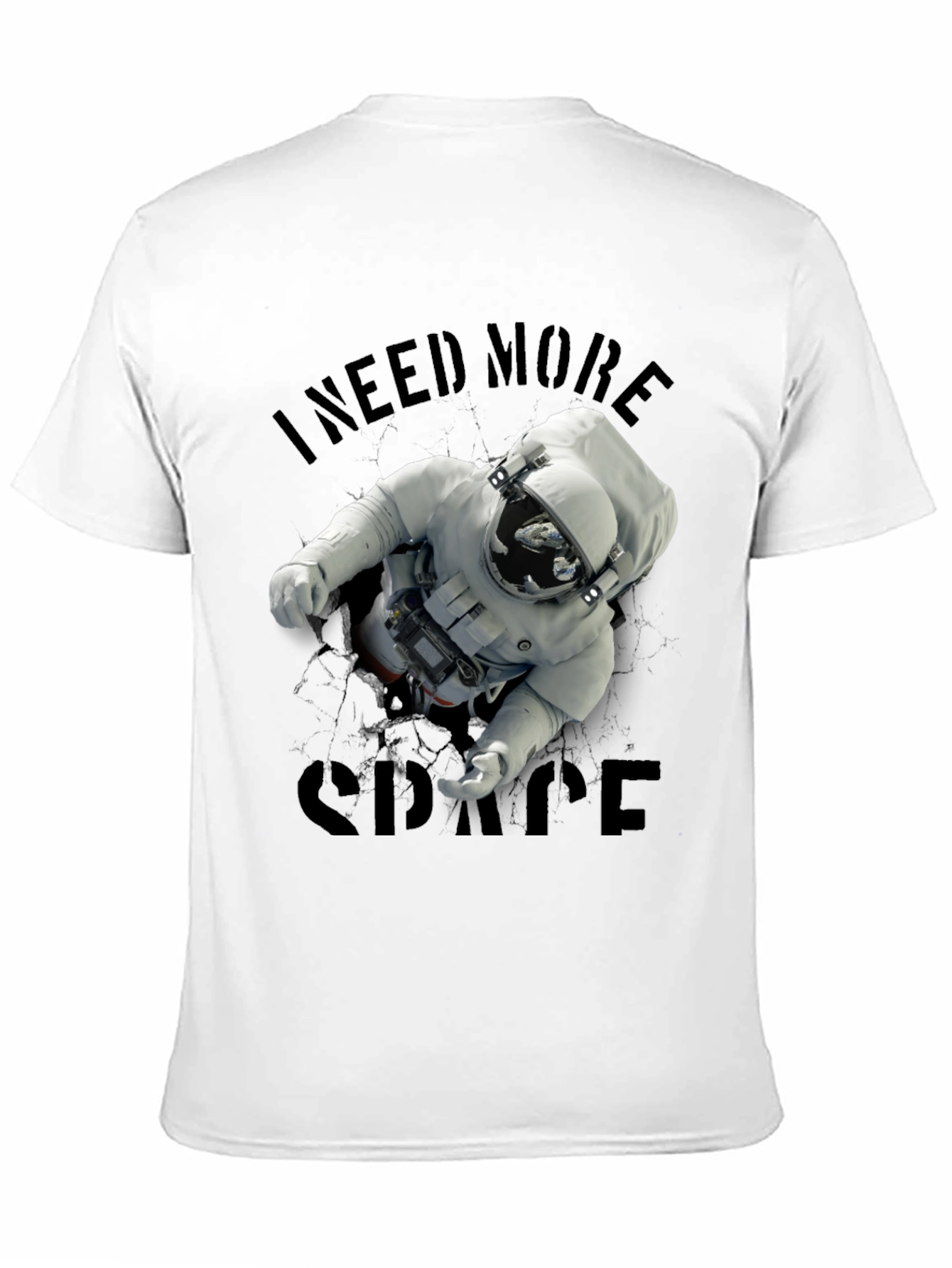 I Need More Space T-Shirt Astronaut Graphic Tee