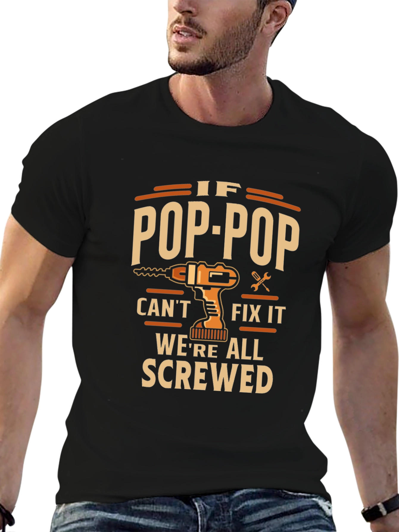 Pop-Pop Fix It T-Shirt - Grandfather Gift