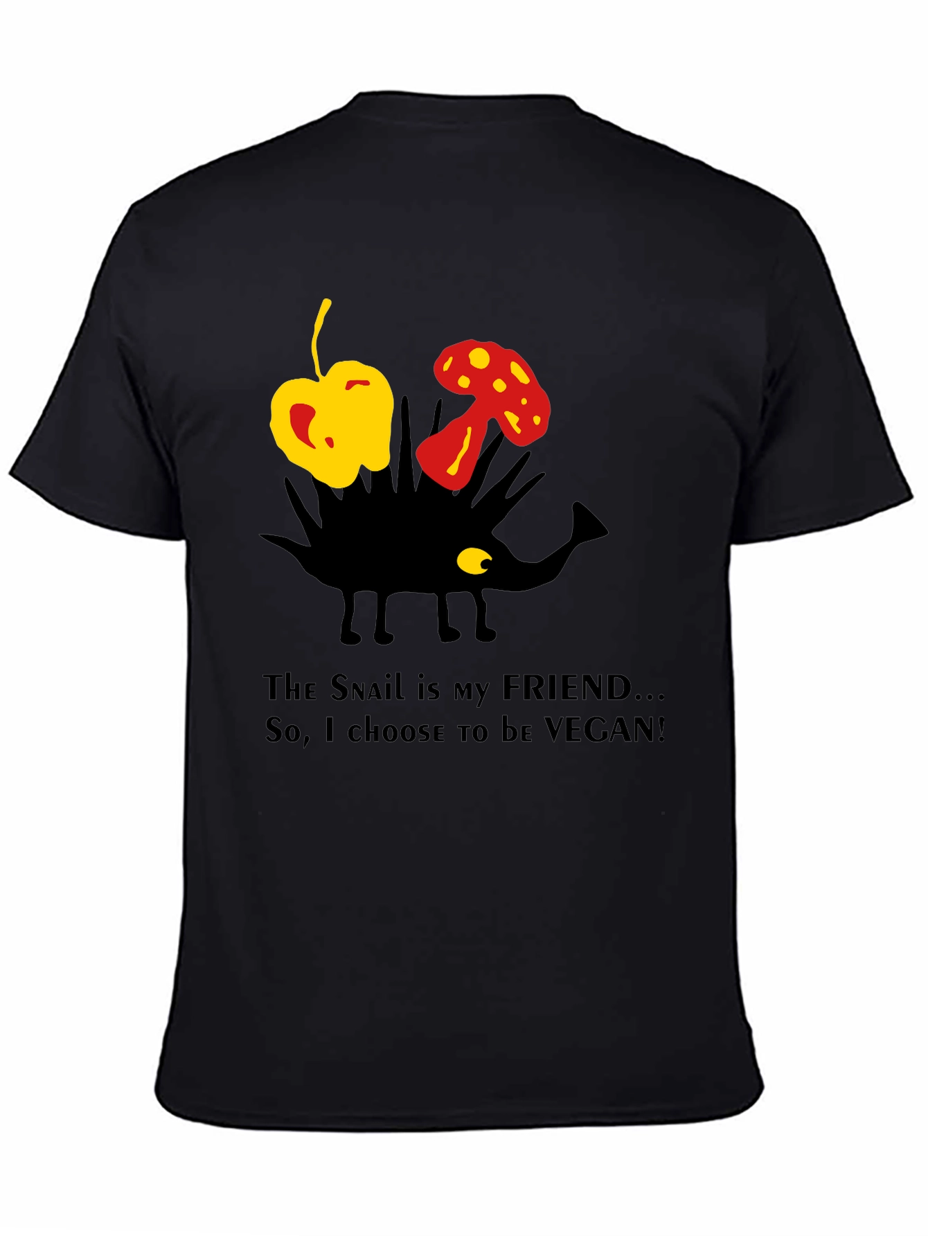 Vegan Snail Friend T-Shirt - Organic Cotton