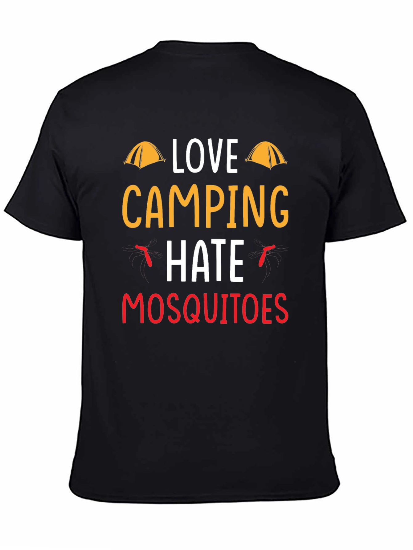 Love Camping Hate Mosquitoes Graphic Tee