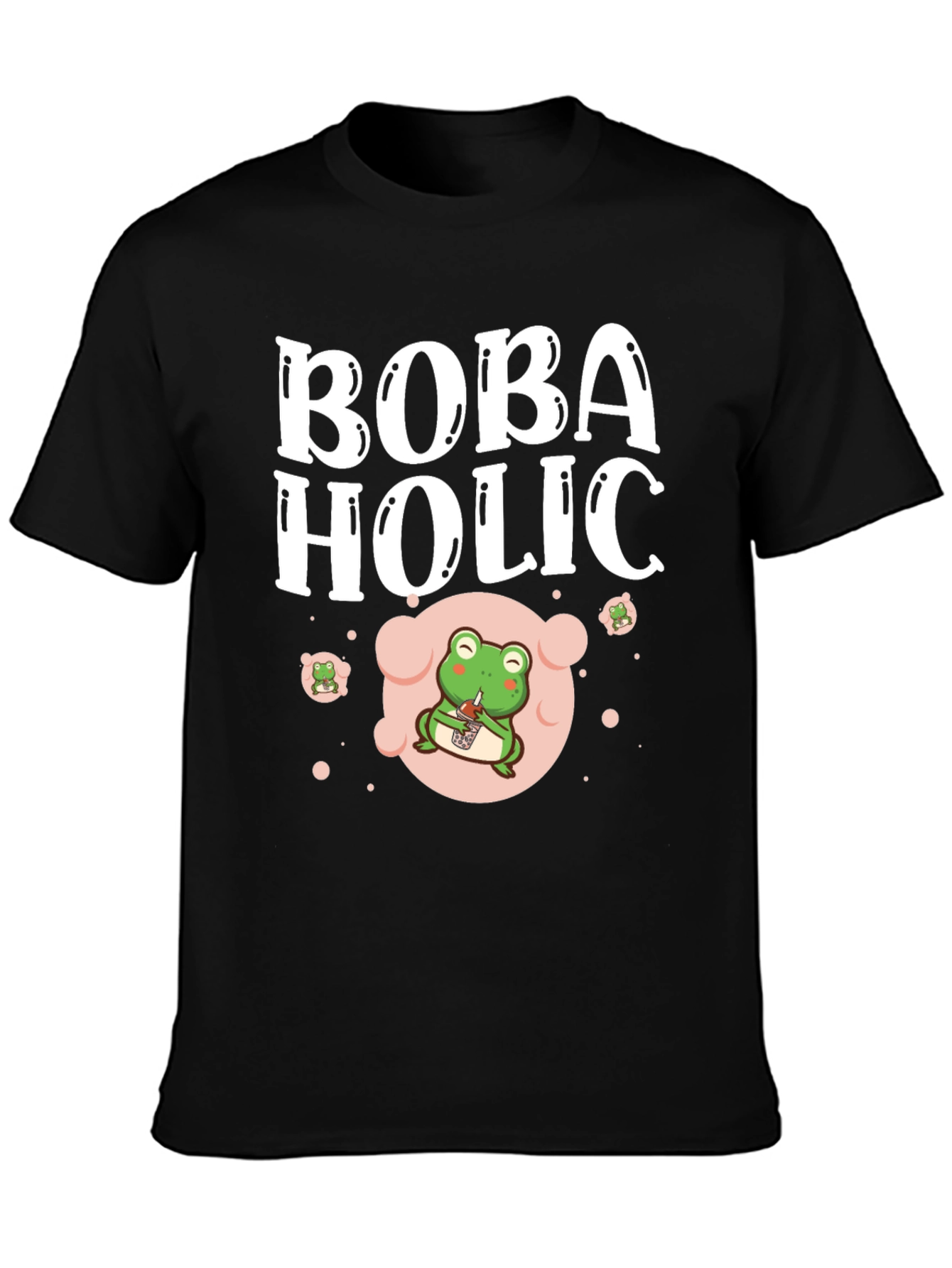 Boba Holic Frog Graphic Tee
