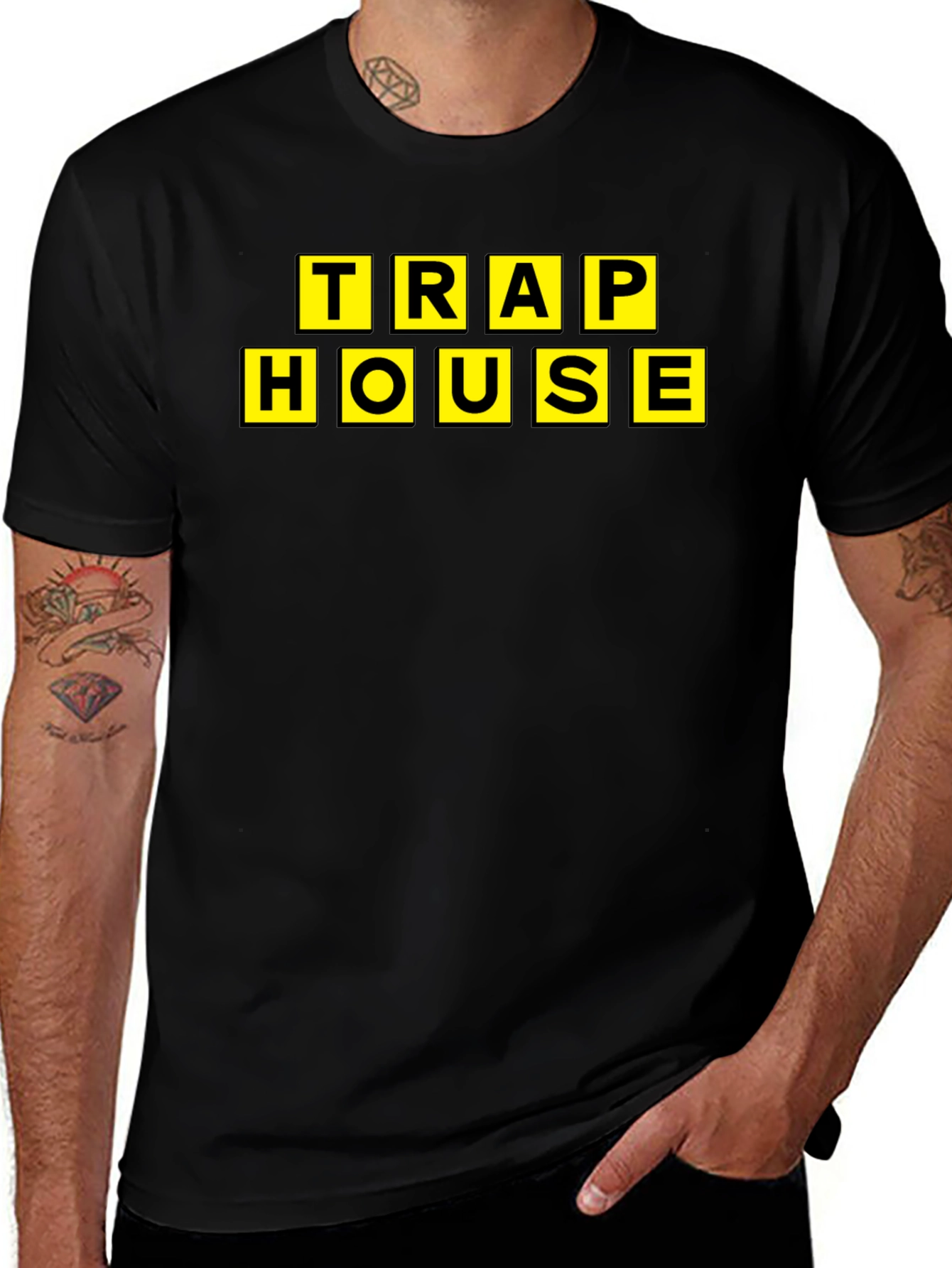 Trap House T-Shirt - Bold Graphic Tee