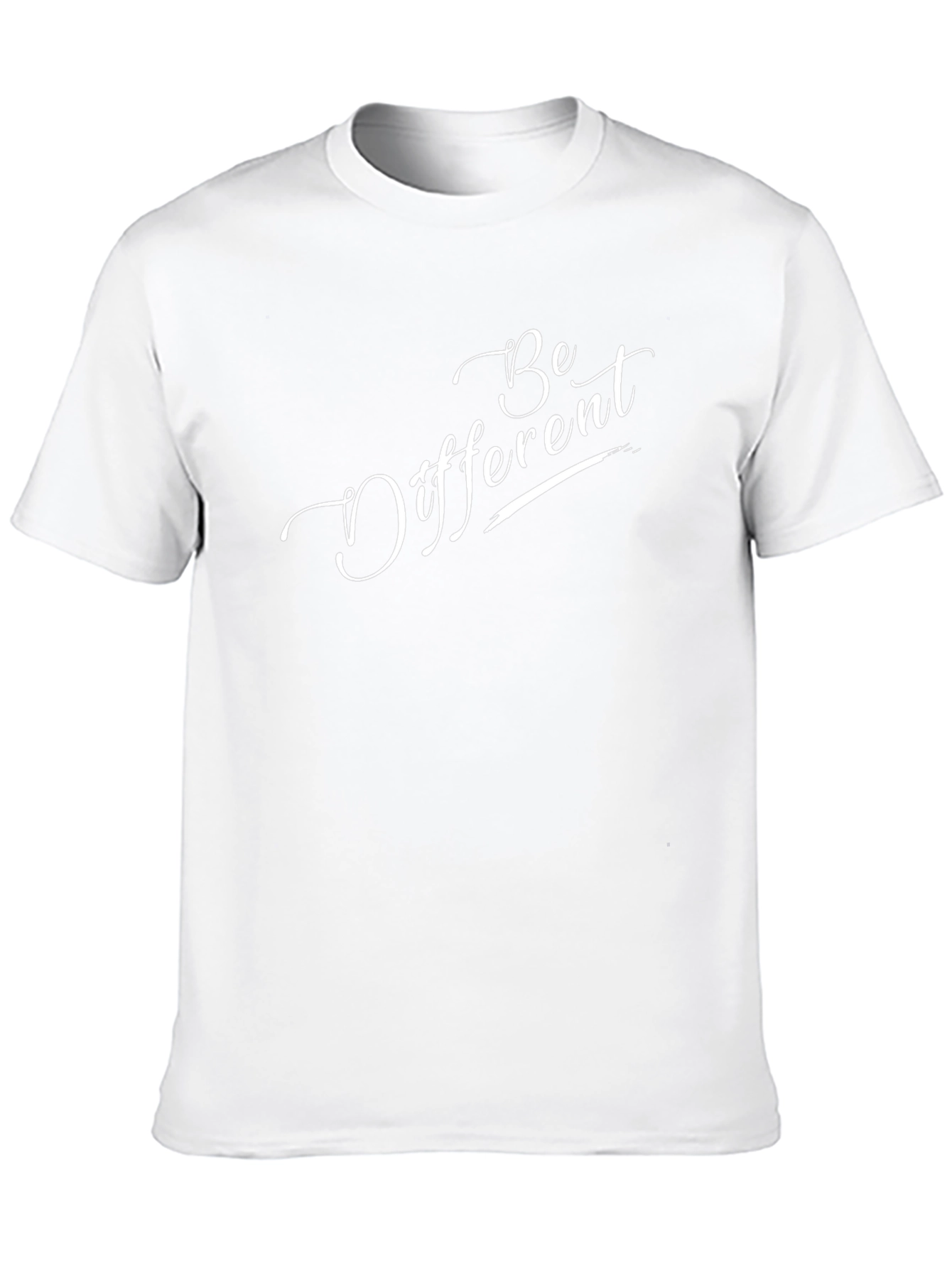 Be Different Black Graphic Tee