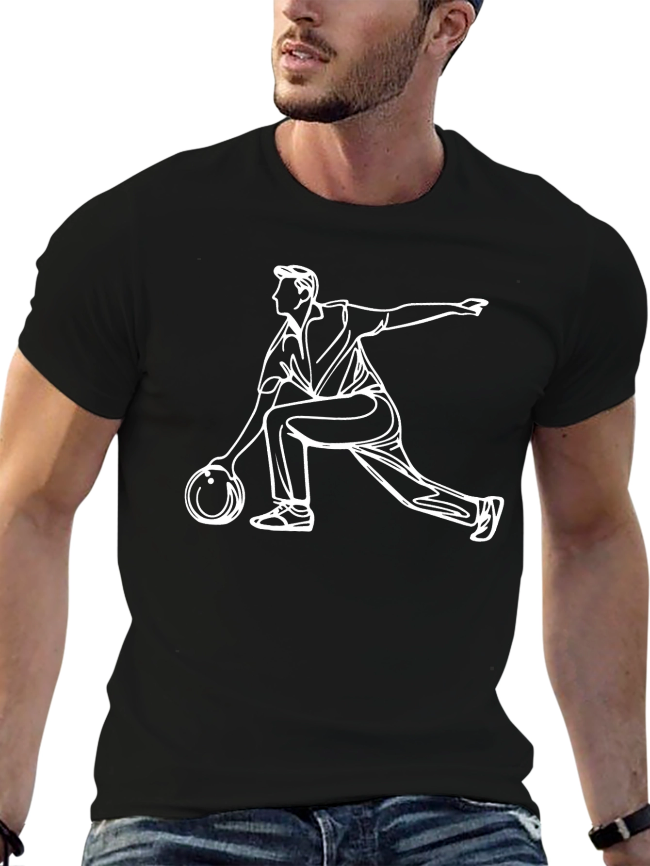 Bowling Strike T-Shirt - Unique Graphic Tee