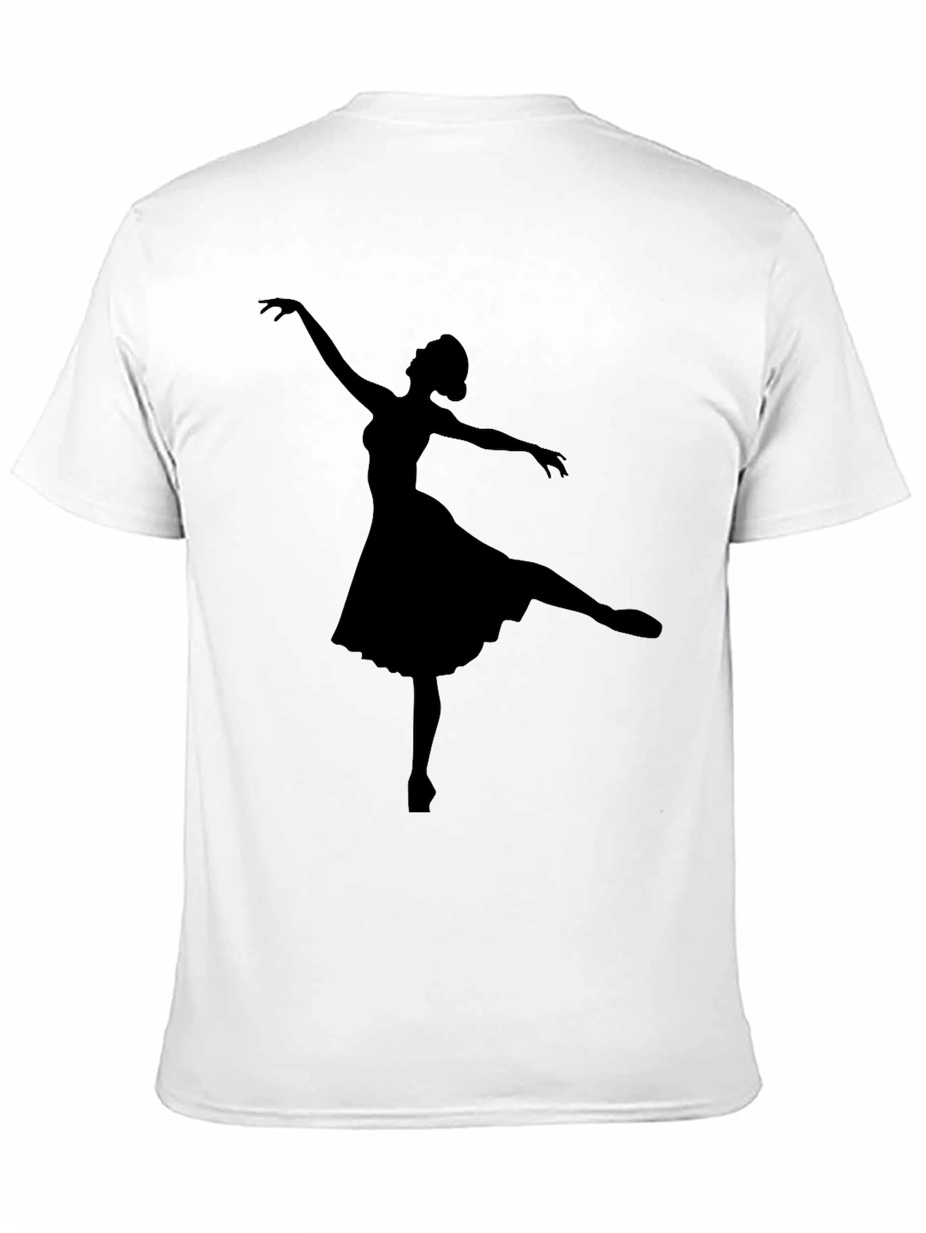 Ballerina Silhouette Black T-Shirt