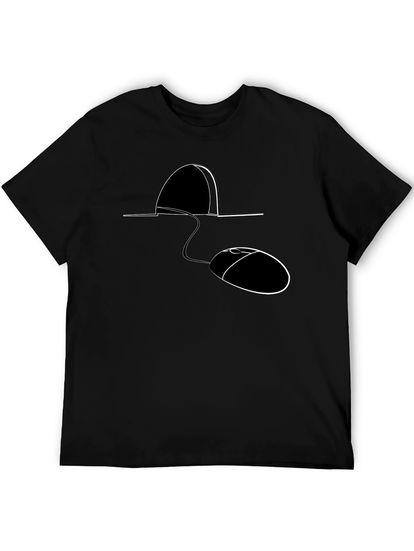 Mouse Hole Computer Mouse T-Shirt