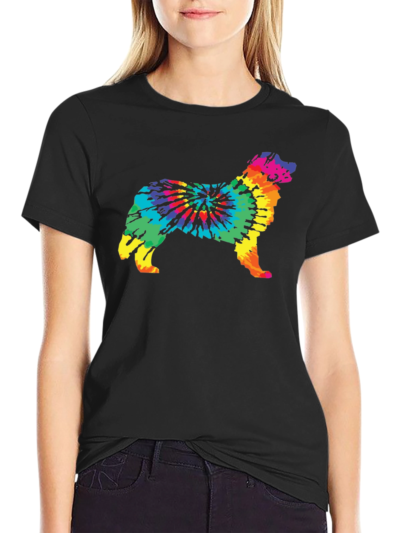 Tie-Dye Dog Graphic Tee