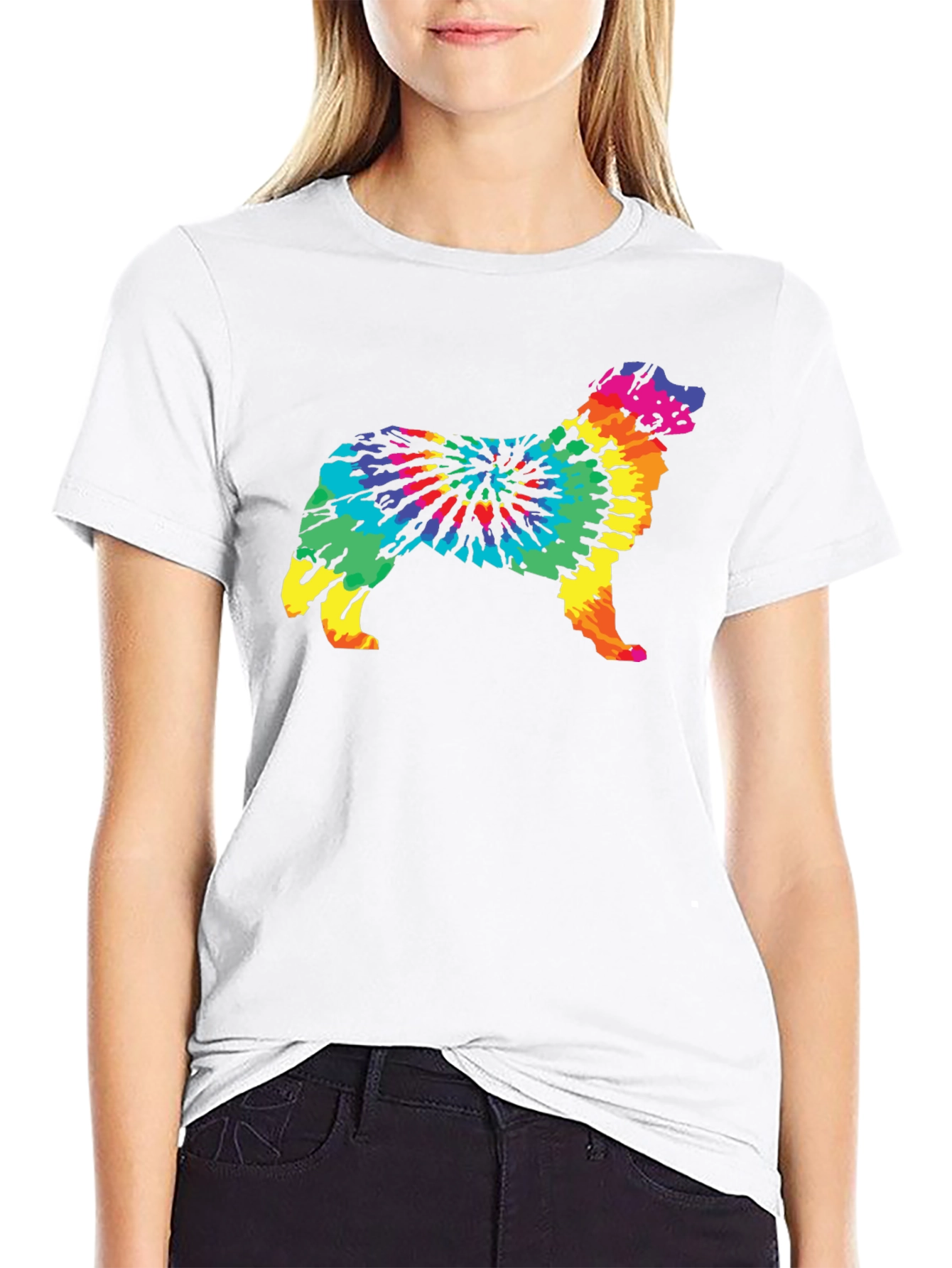 Tie-Dye Dog Graphic Tee