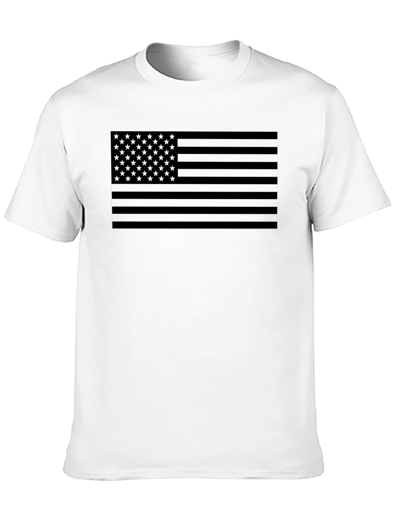 Stealth American Flag Graphic T-Shirt