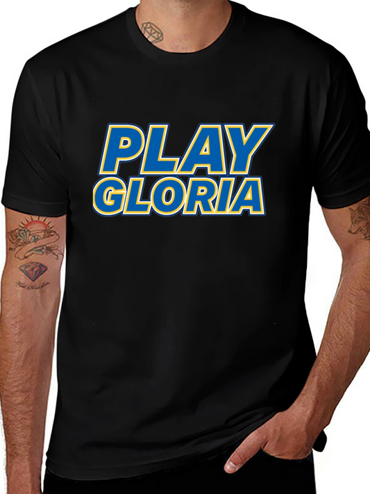 Play Gloria T-Shirt - Black Cotton Tee