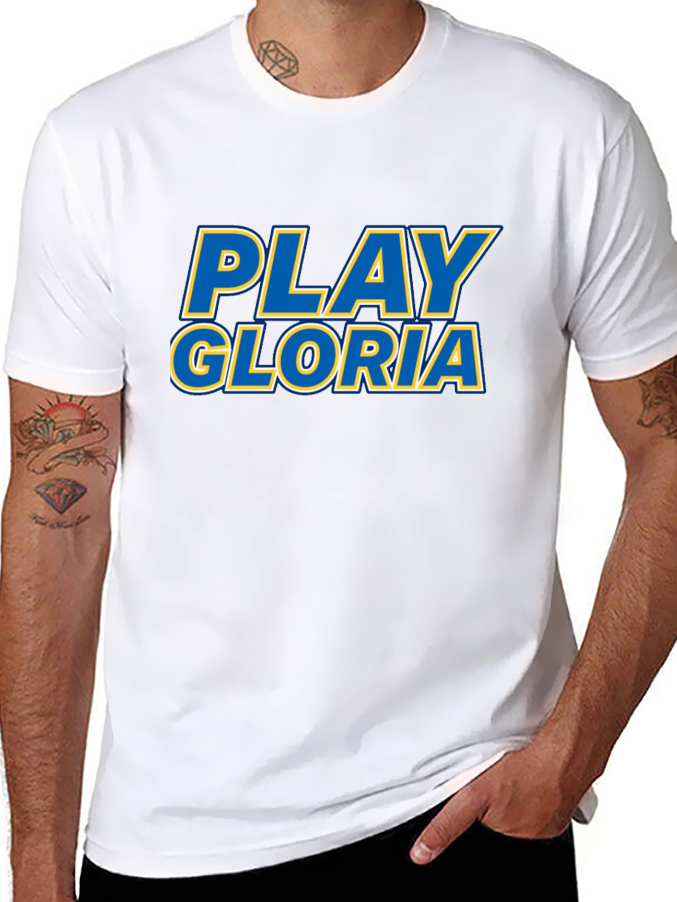 Play Gloria T-Shirt - Black Cotton Tee