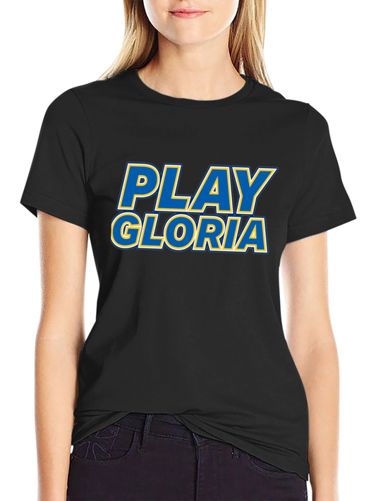 Play Gloria T-Shirt - Black Cotton Tee