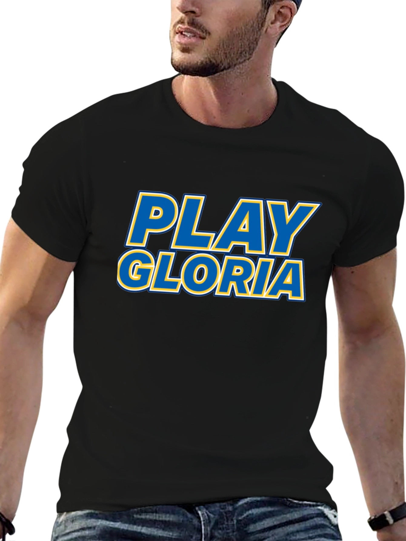 Play Gloria T-Shirt - Black Cotton Tee