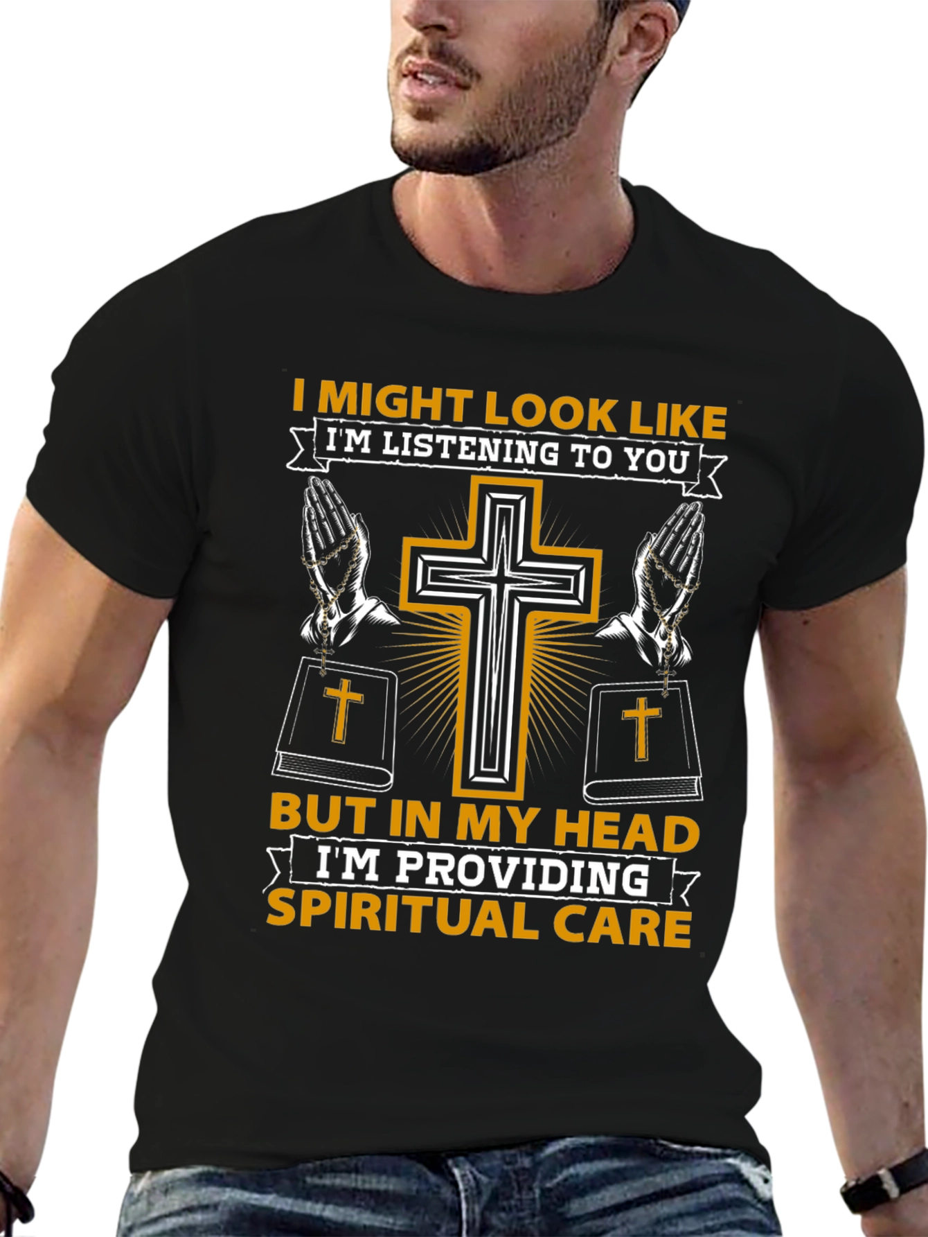 Spiritual Care T-Shirt - Christian Graphic Tee