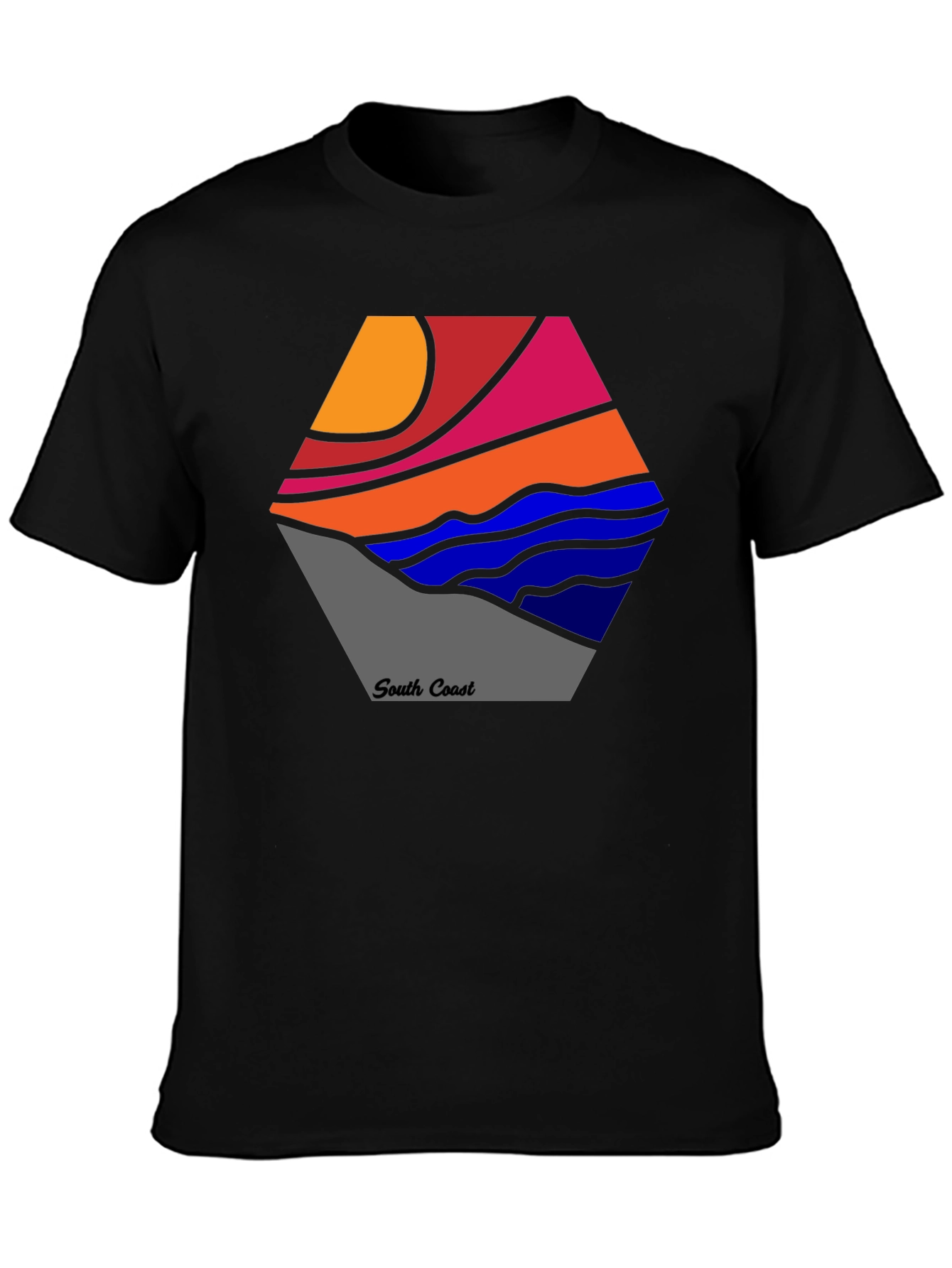 South Coast Graphic Tee - Stylish Cotton Blend Shirt