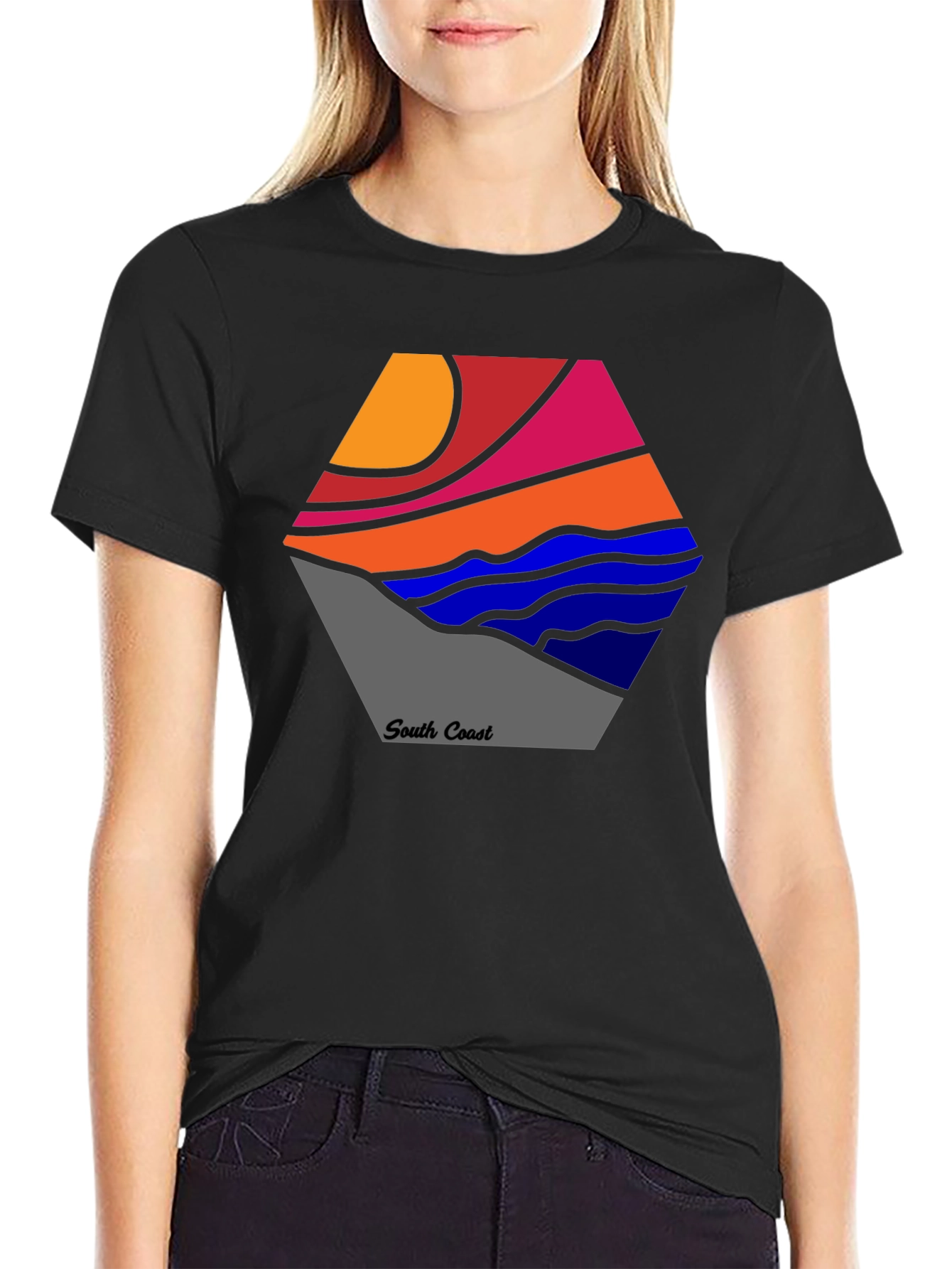 South Coast Graphic Tee - Stylish Cotton Blend Shirt