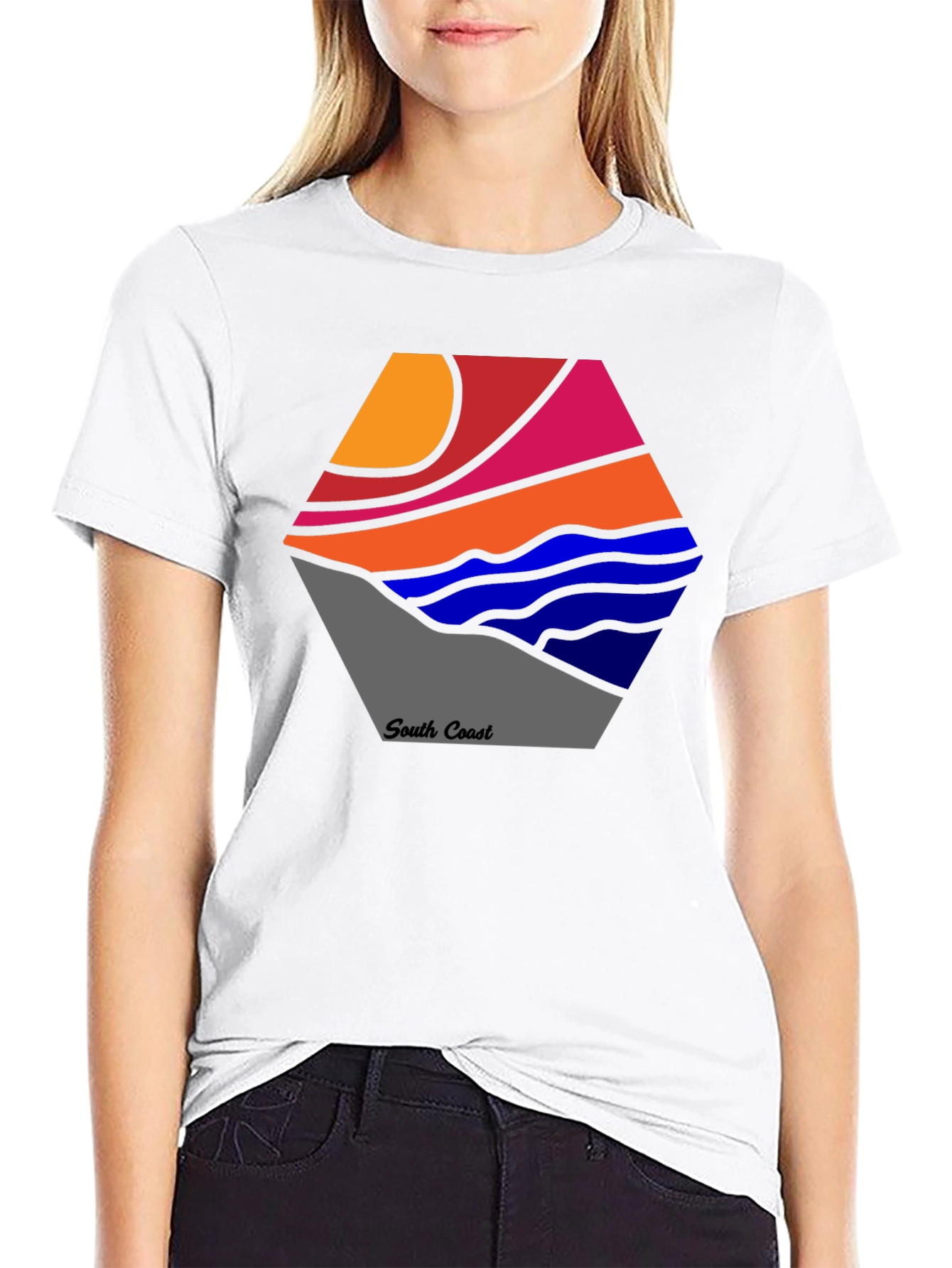 South Coast Graphic Tee - Stylish Cotton Blend Shirt