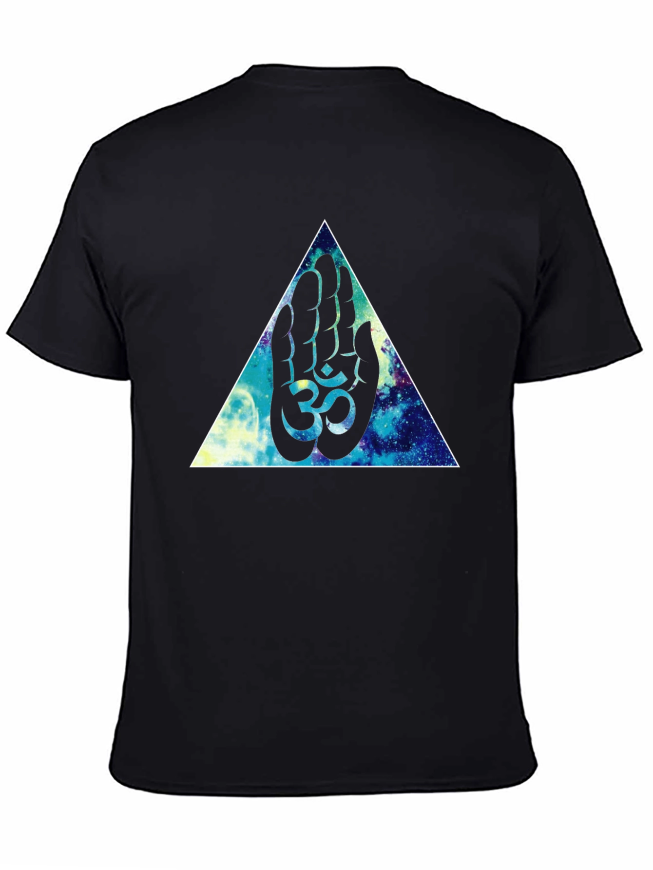 Om Hand Graphic Black Tee