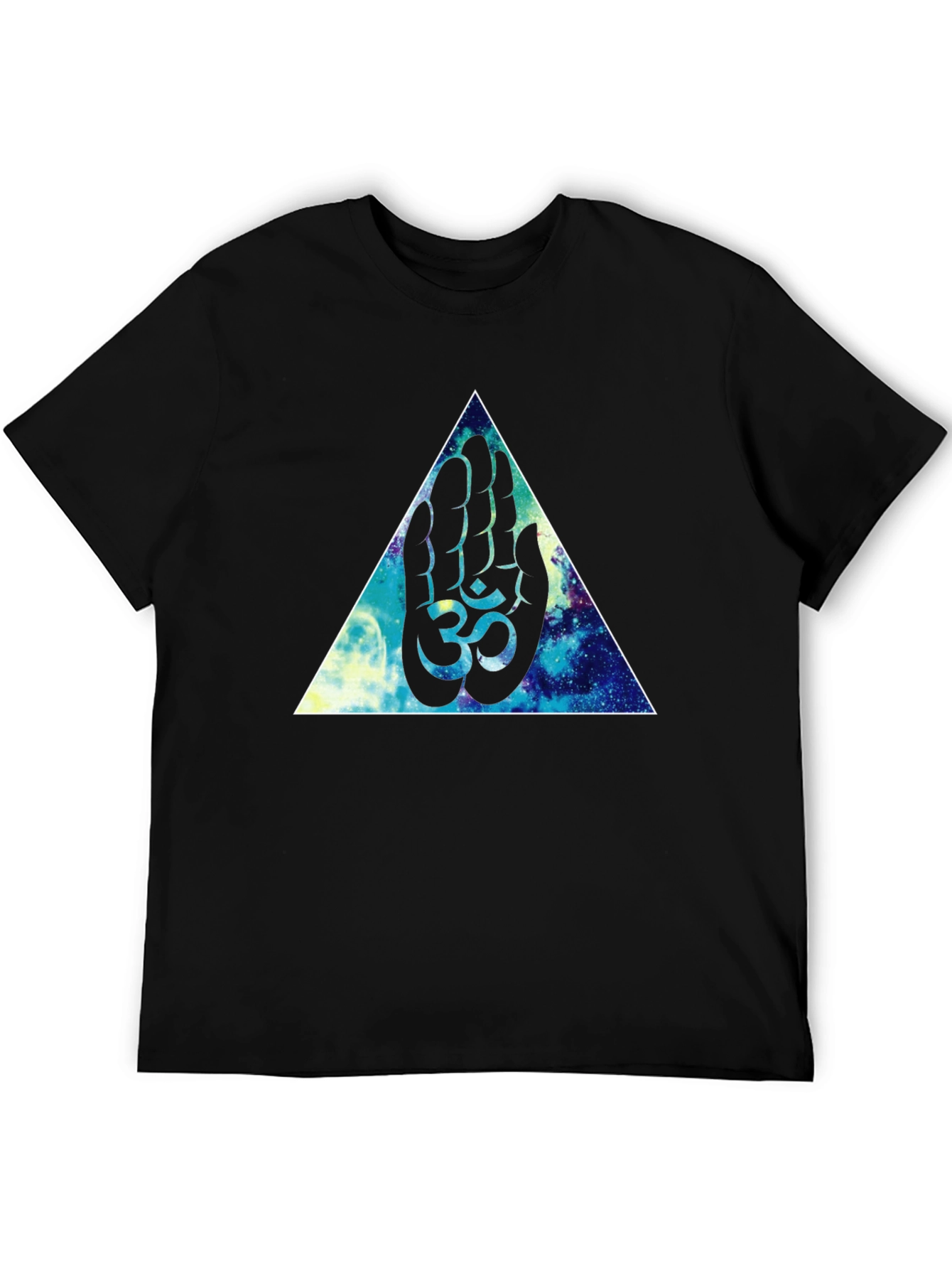 Om Hand Graphic Black Tee