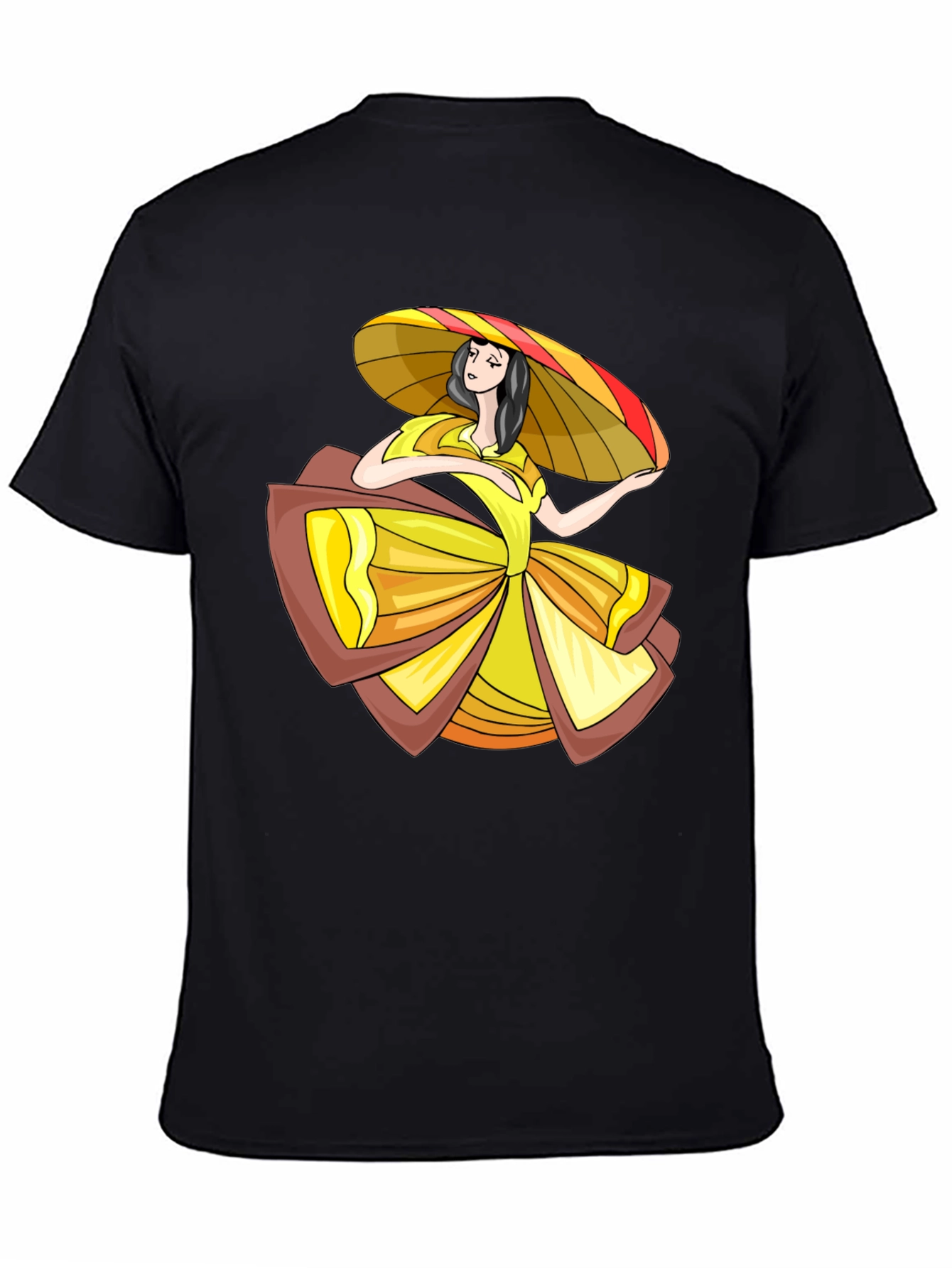 Folklorico Dancer Graphic Tee - Stylish Comfort