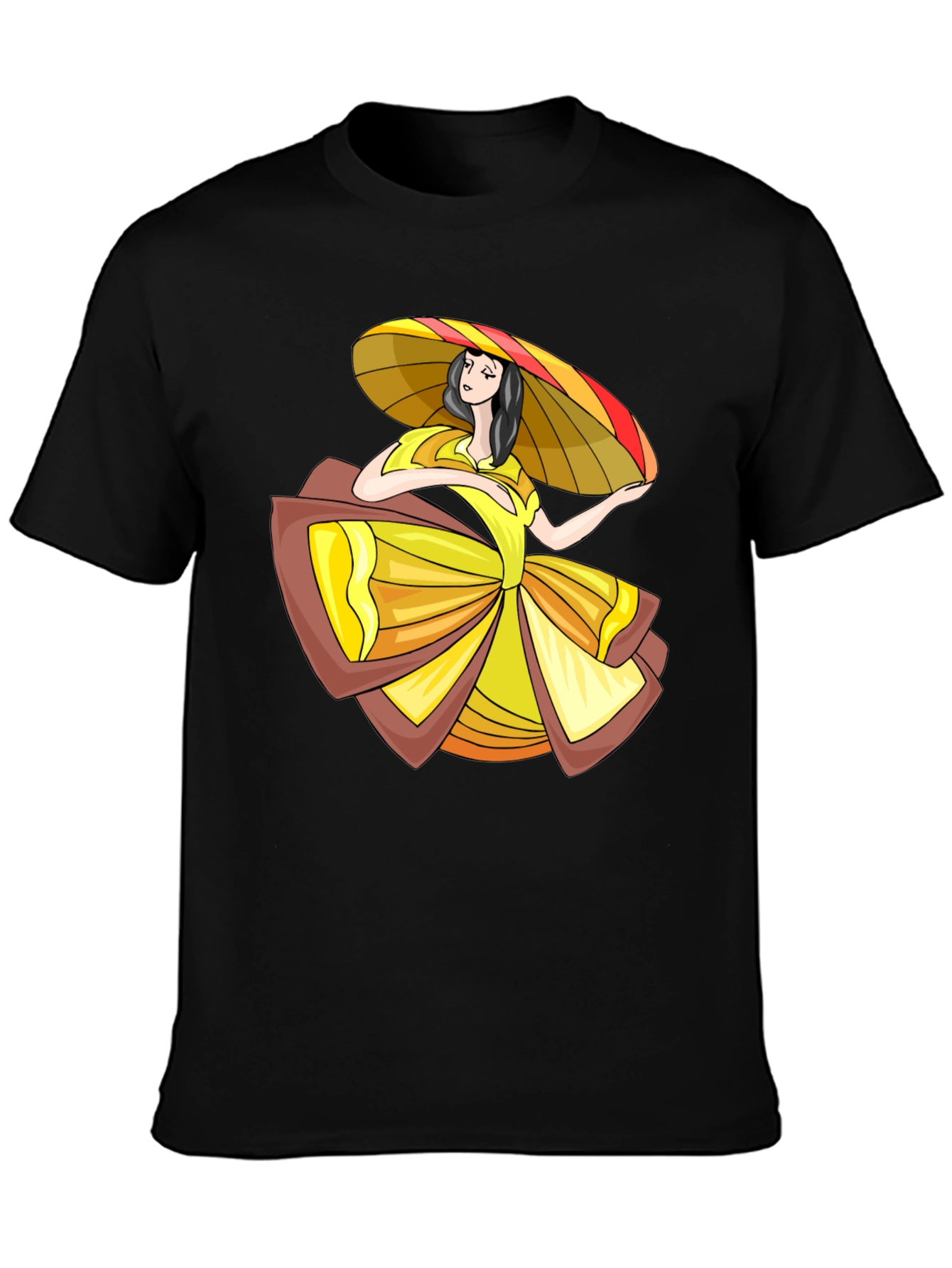 Folklorico Dancer Graphic Tee - Stylish Comfort