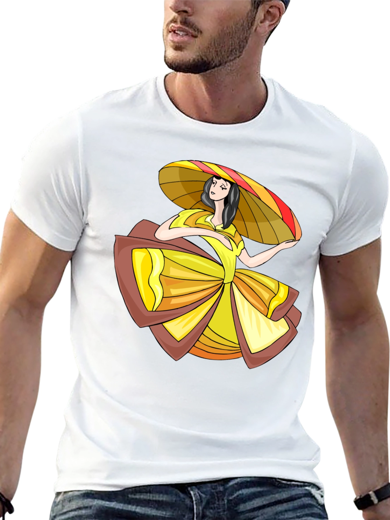 Folklorico Dancer Graphic Tee - Stylish Comfort