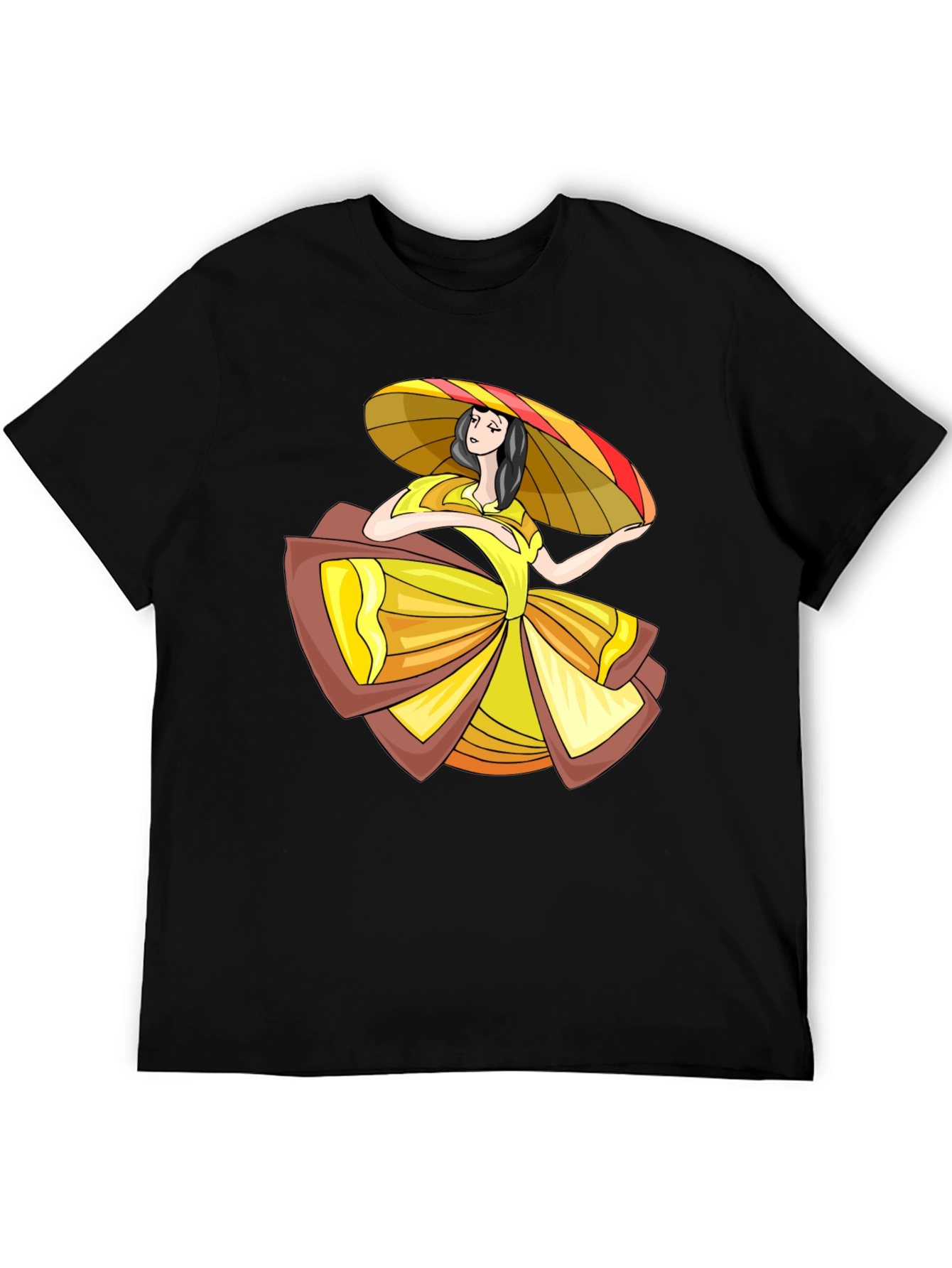 Folklorico Dancer Graphic Tee - Stylish Comfort