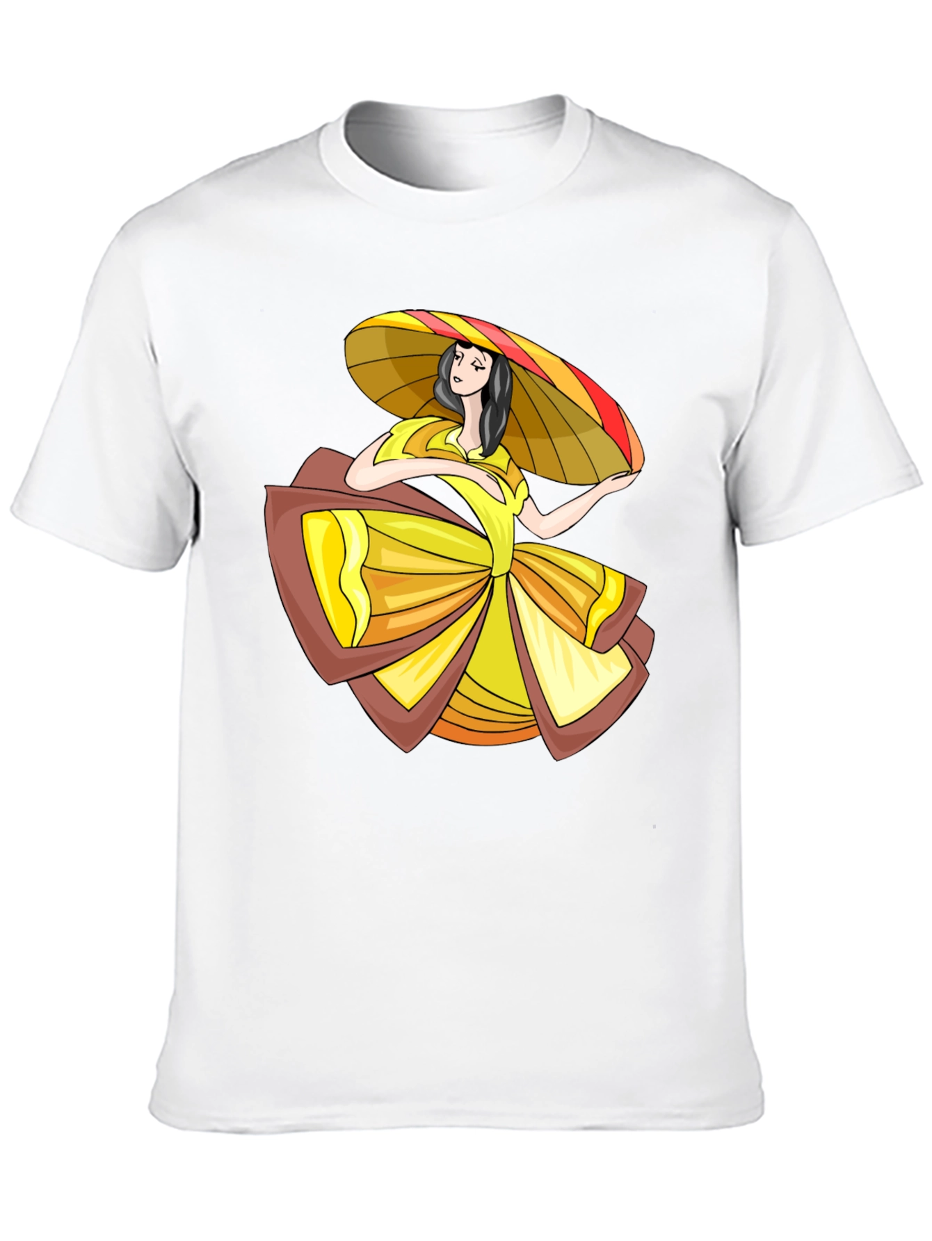 Folklorico Dancer Graphic Tee - Stylish Comfort