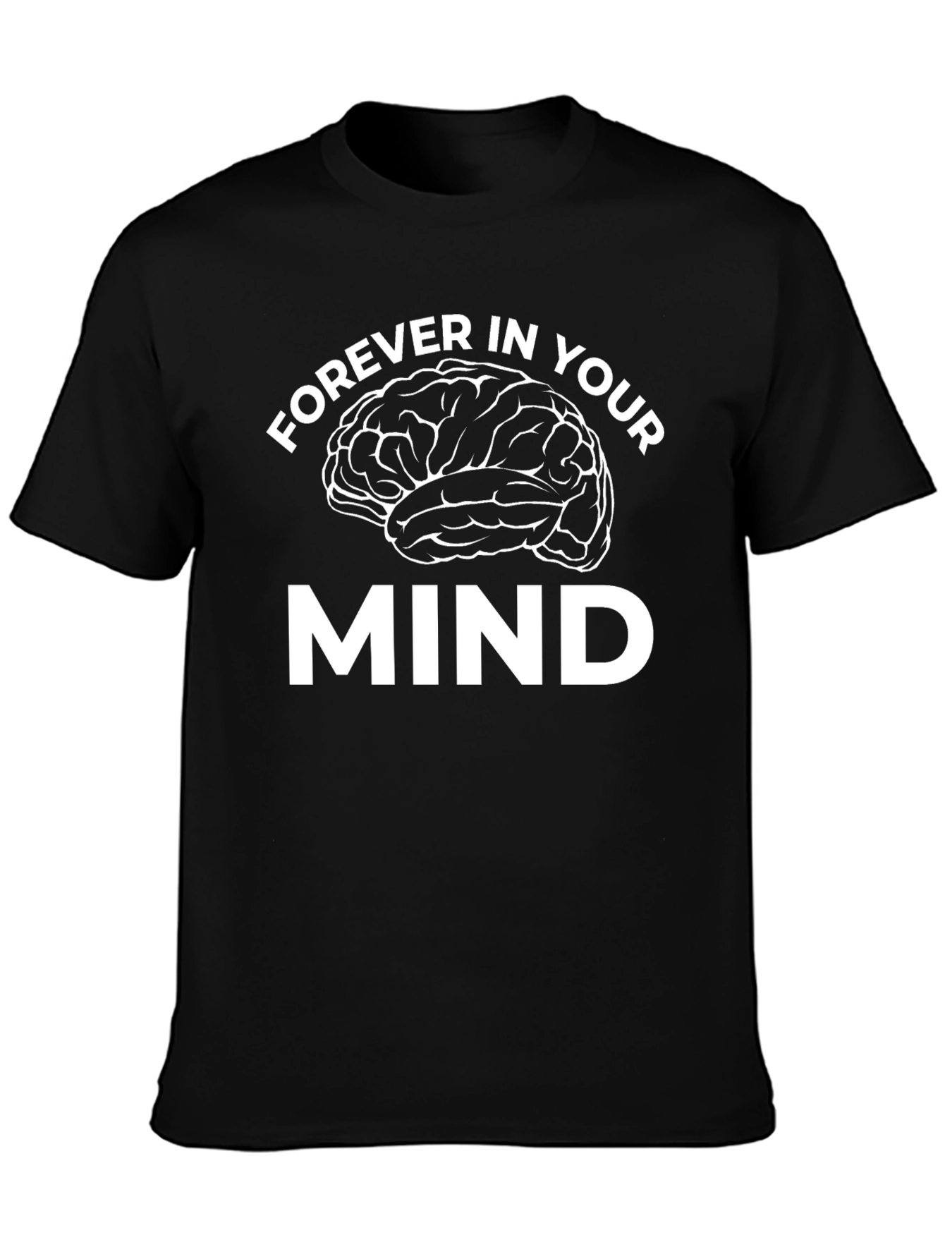 Forever In Your Mind Brain Tee - Black