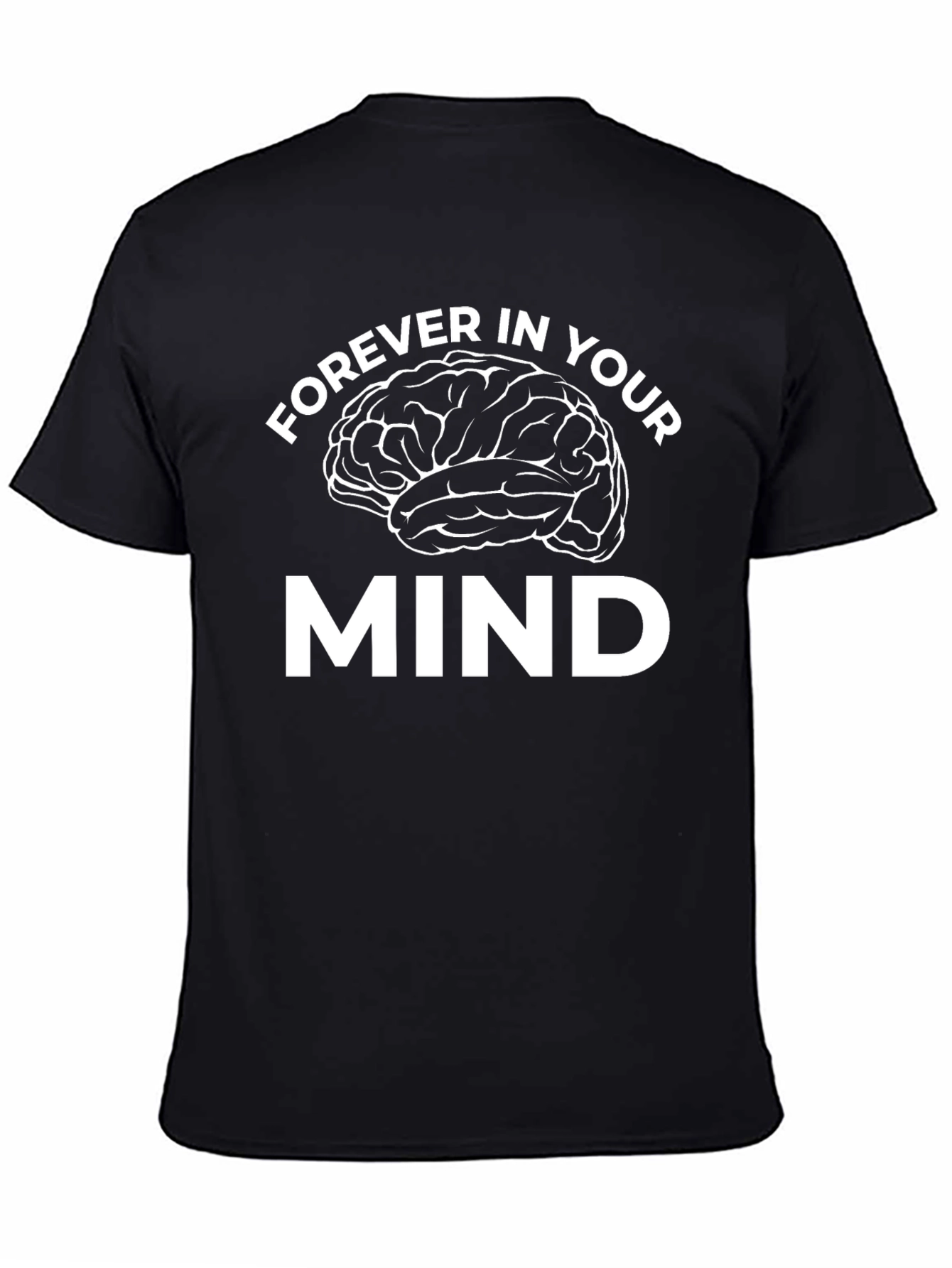 Forever In Your Mind Brain Tee - Black
