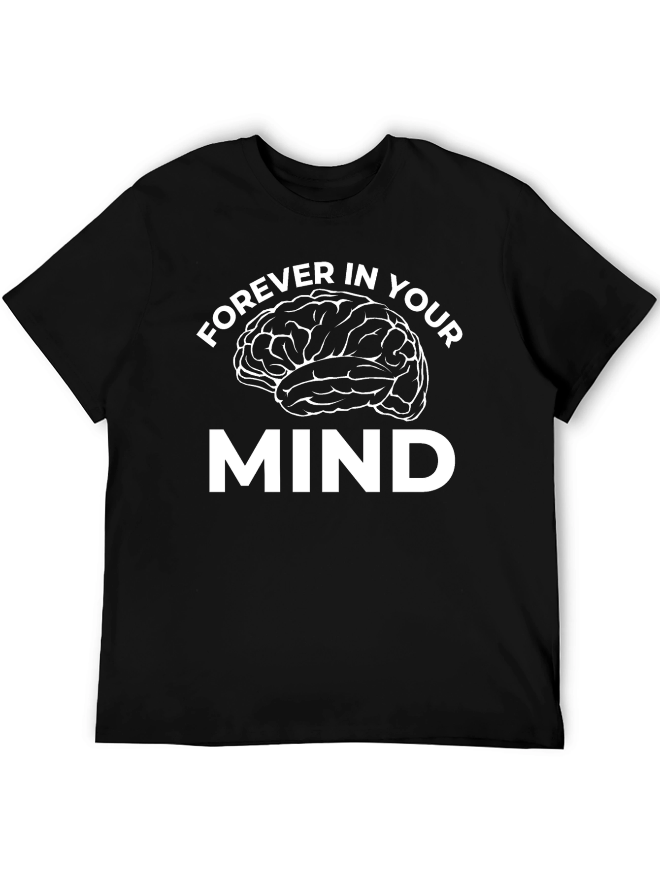 Forever In Your Mind Brain Tee - Black