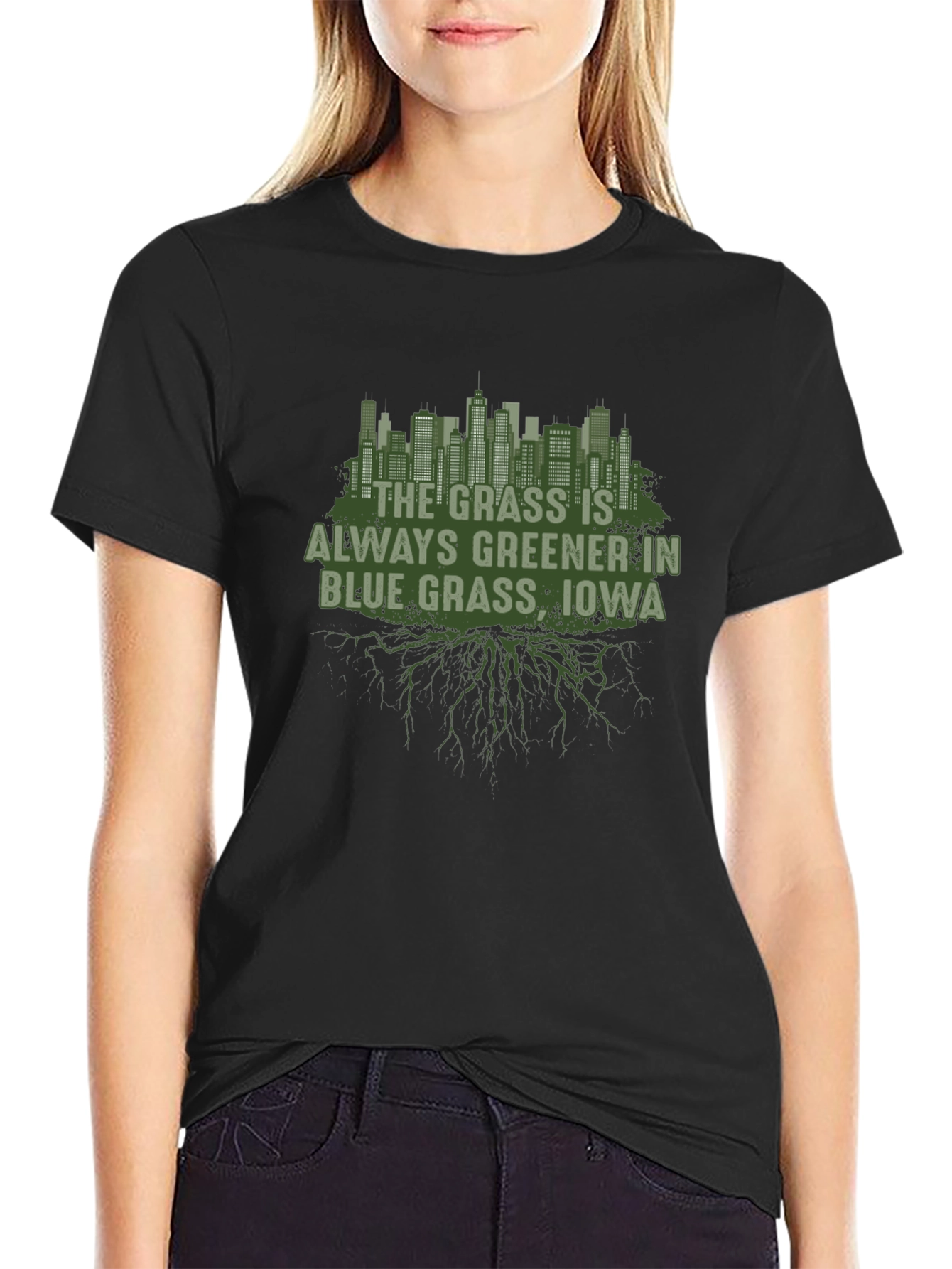 Blue Grass Iowa T-Shirt
